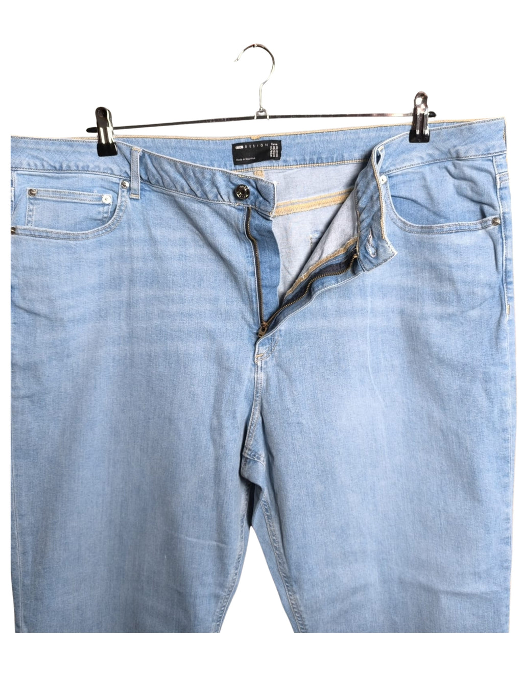 vaqueros curvy elasticos cintura alta talla 54 