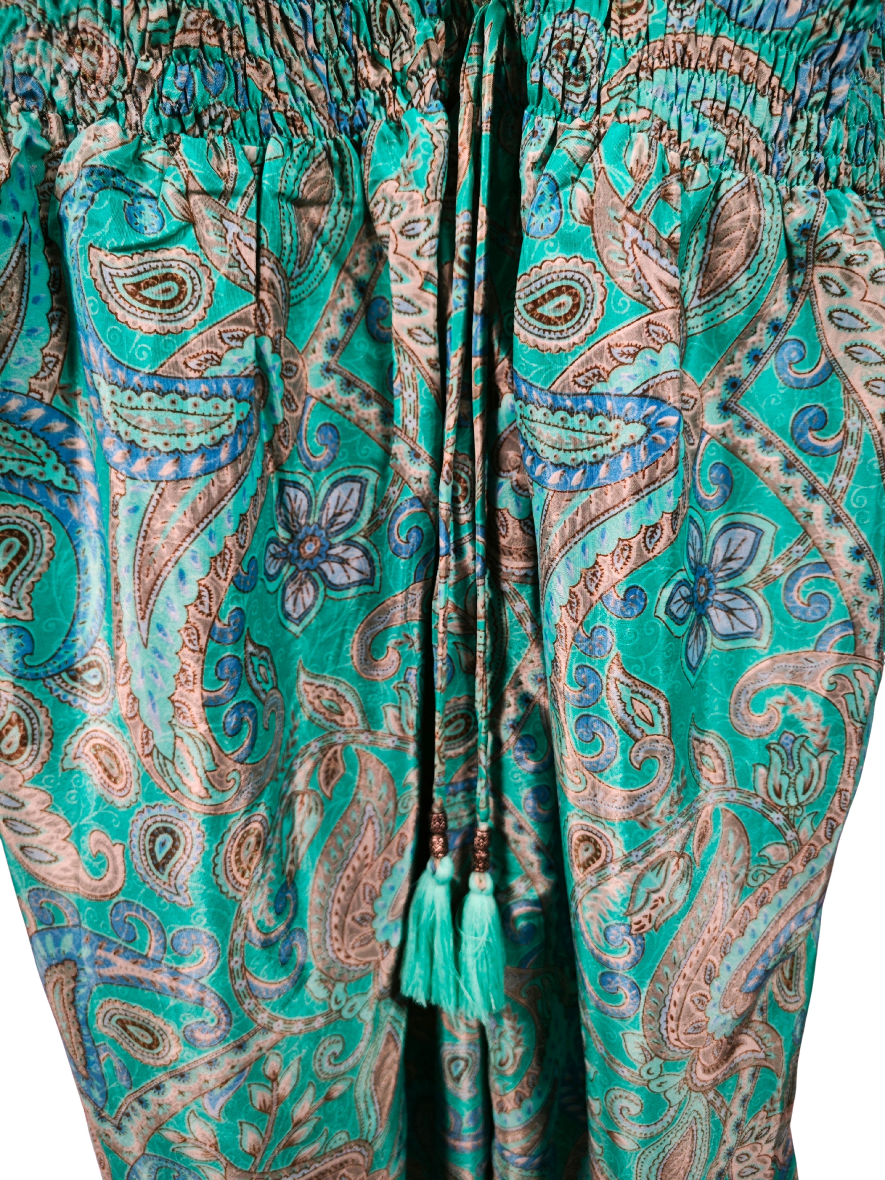 ❤️✨ Mono boho chic estampado paisley ALLER SIMPLEMENT turquesa azul❤️✨