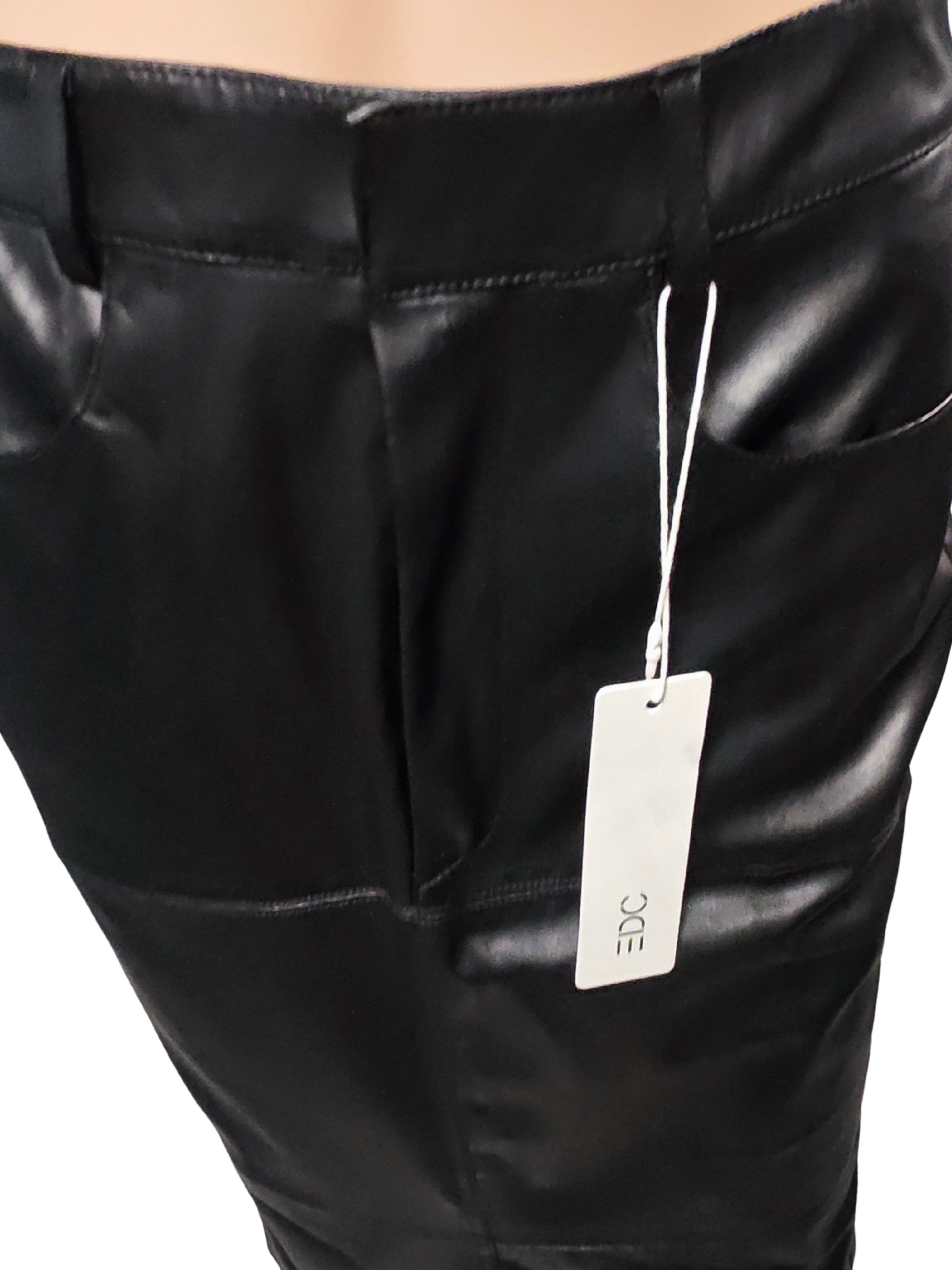 🖤 Falda Midi Efecto Piel Negra EDC by Esprit 🖤