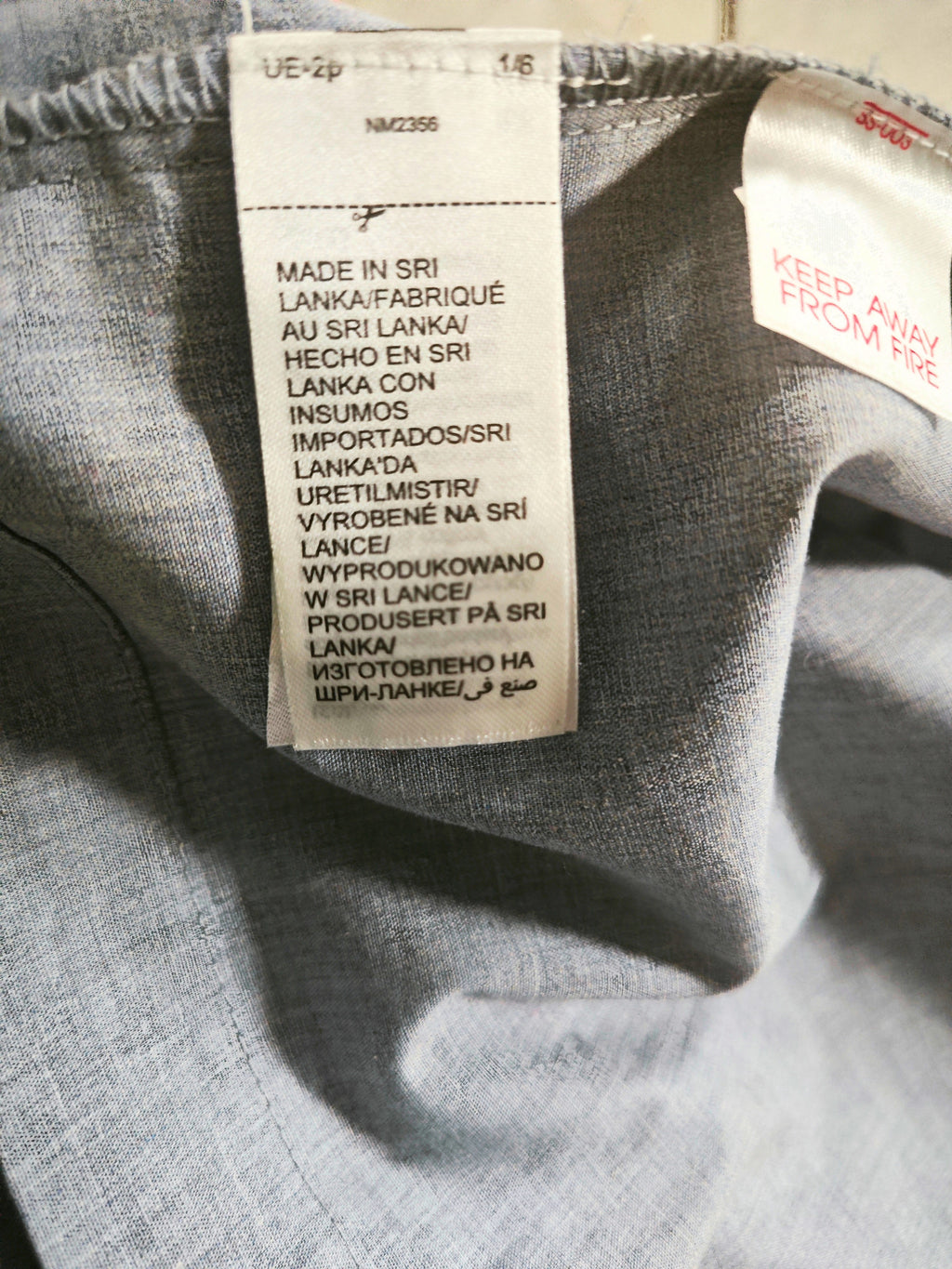 🩶👔 Camisa CALVIN KLEIN Lounge gris jaspeado – algodón premium  👔🩶