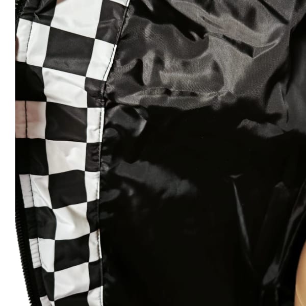 🖤🫶 Chaqueta Vans Foundry Print Puff en negro/blanco 🤍🖤 • M