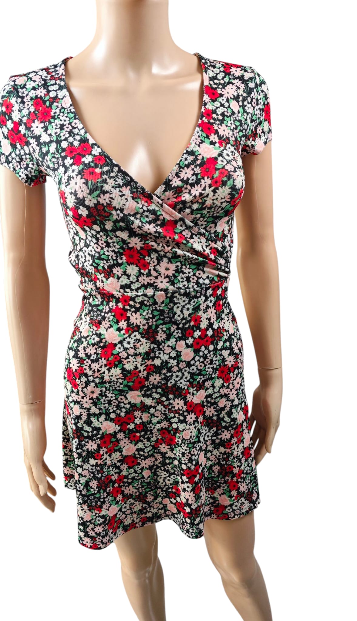 vestido floral H&M