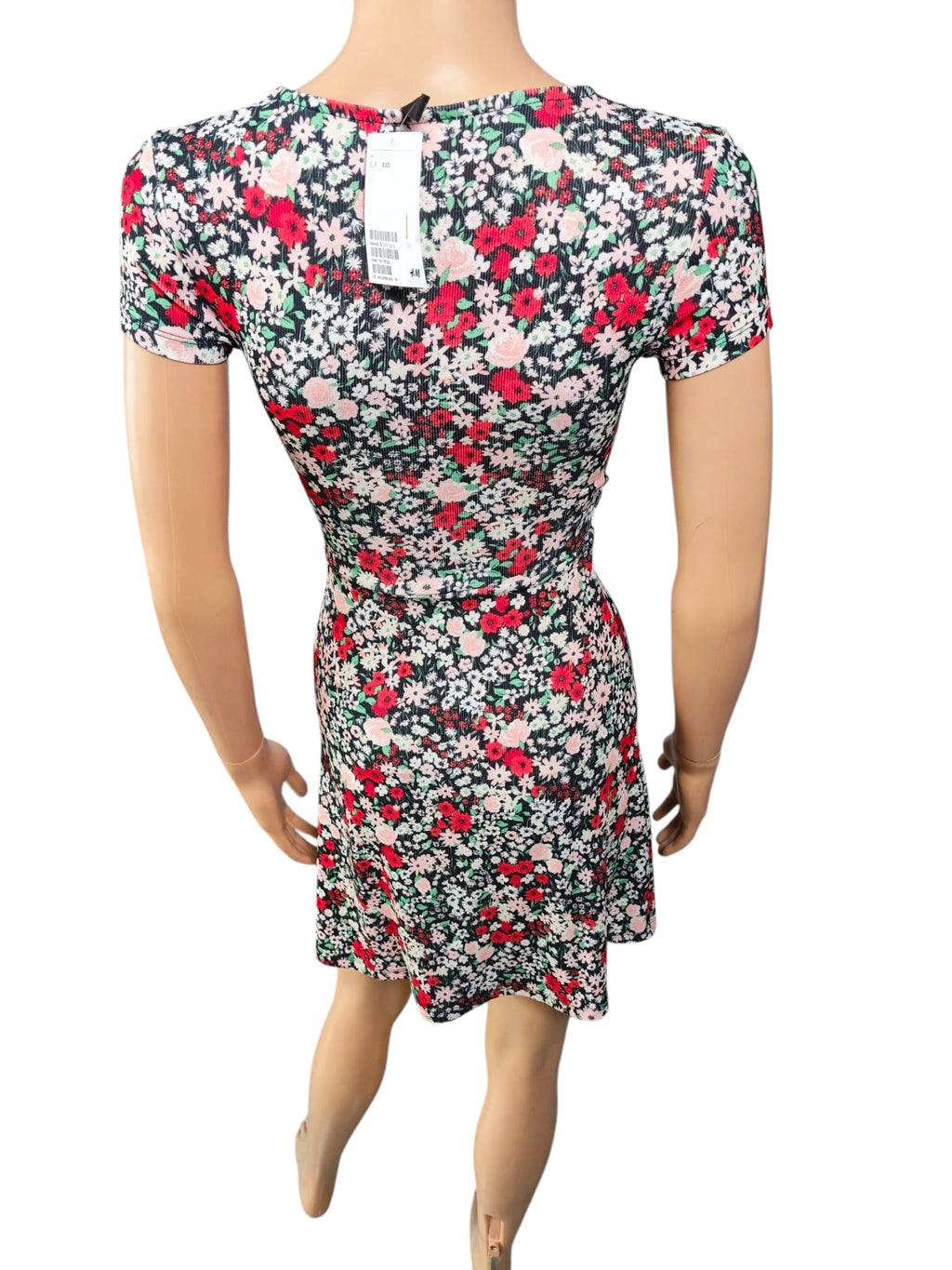 vestido floral romántico mujer