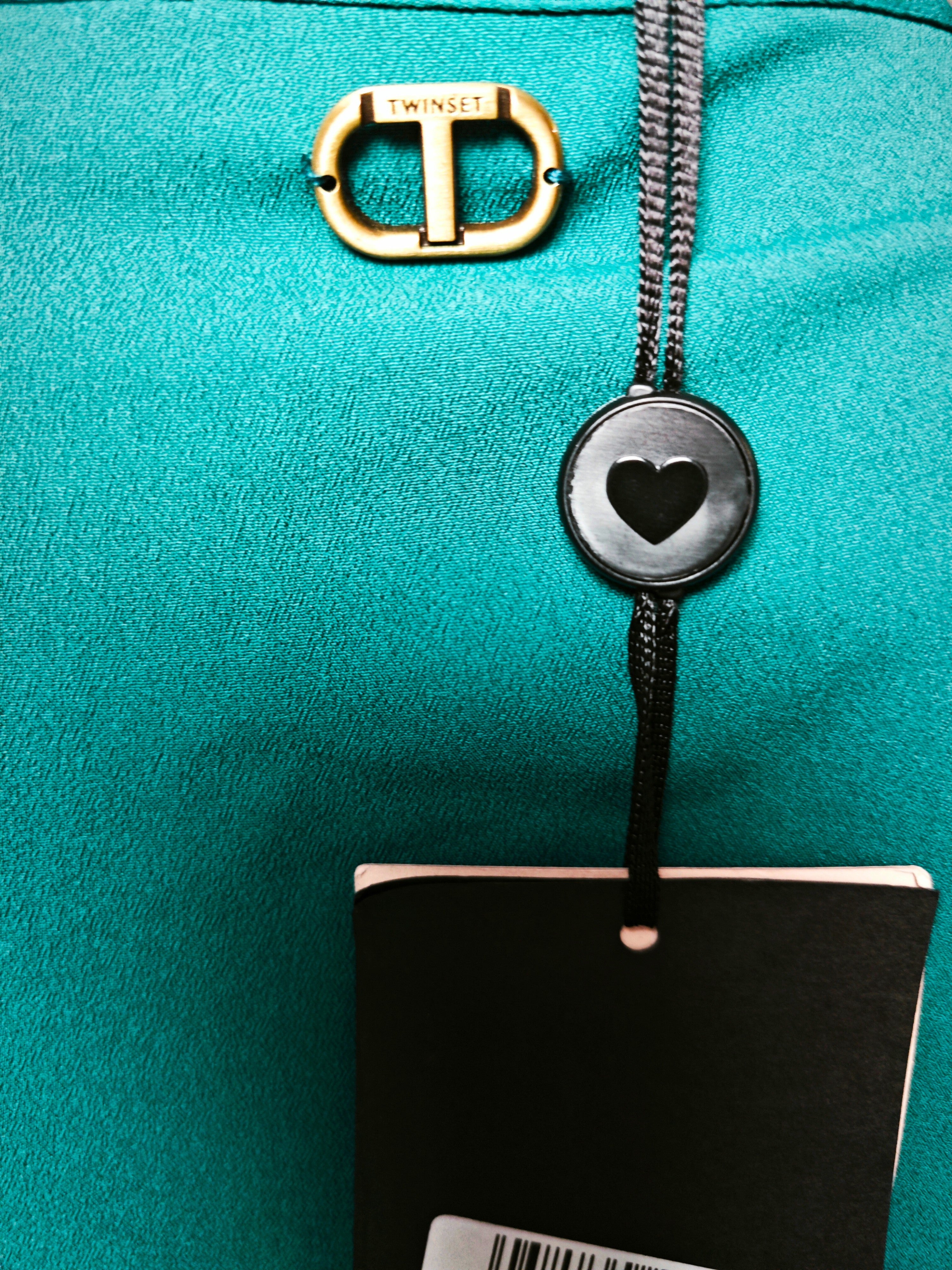 💚✨ Blusa TWINSET Milano verde esmeralda – escote en V elegante – lujo italiano ✨💚