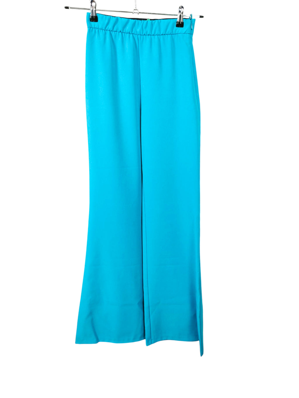 🩵✨ Pantalón BENETTON turquesa acampanado – fluido y veraniego  ✨🩵