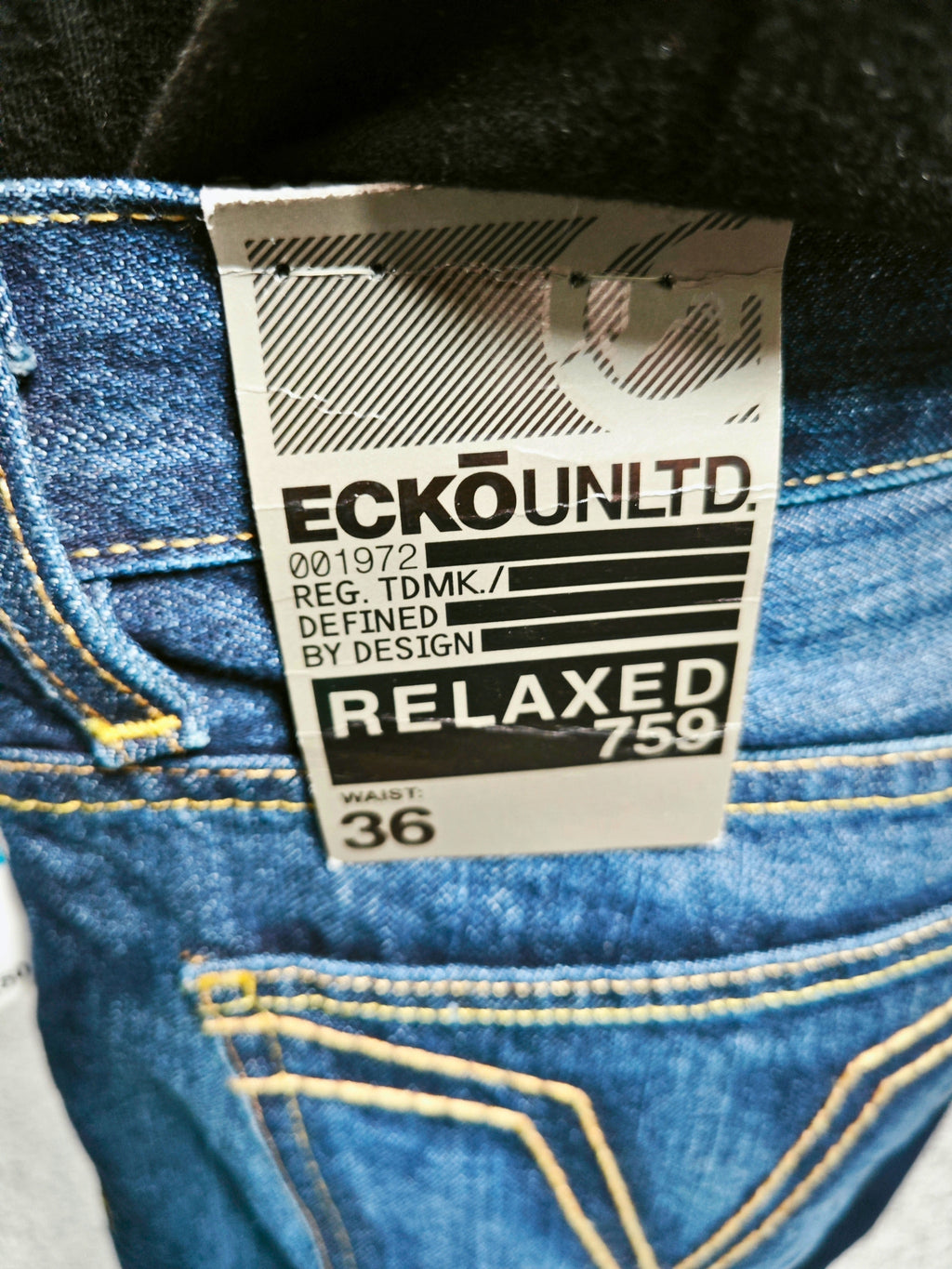 💙 Bermudas Vaqueras hombre ECKO UNLTD Originales Relaxed Fit Talla 36 💙