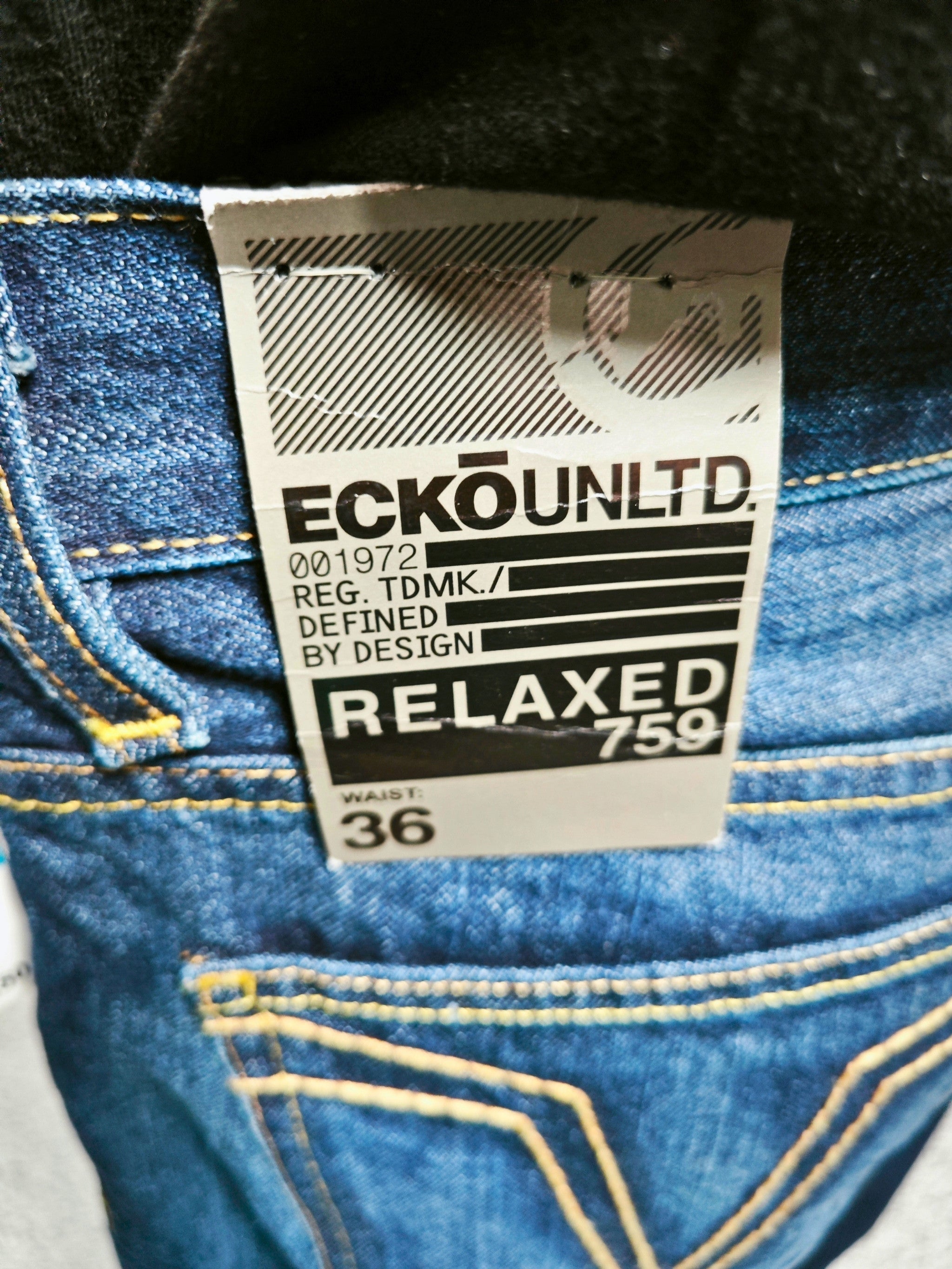 💙 Bermudas Vaqueras hombre ECKO UNLTD Originales Relaxed Fit Talla 36 💙