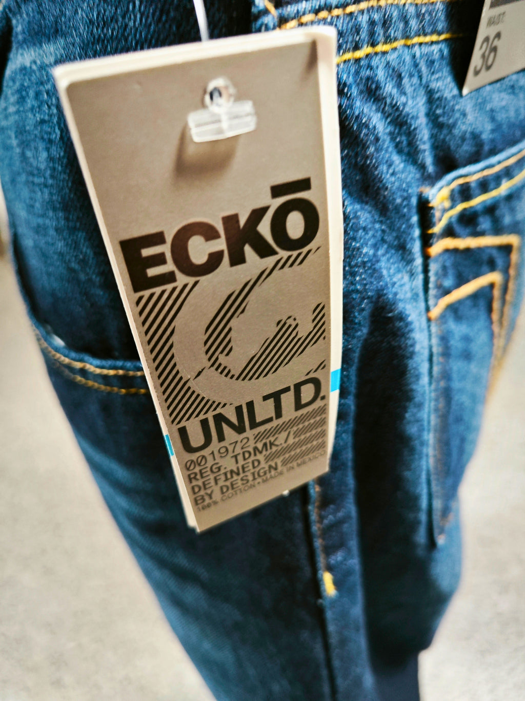 💙 Bermudas Vaqueras hombre ECKO UNLTD Originales Relaxed Fit Talla 36 💙