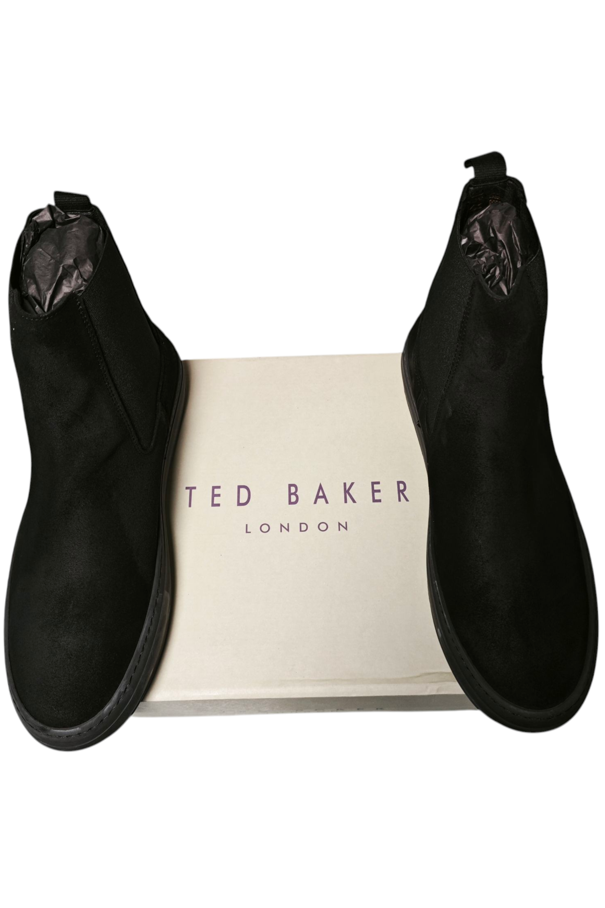 🖤✨ Botines Chelsea Ted Baker hombre en ante negro — diseño premium (43) ✨🖤