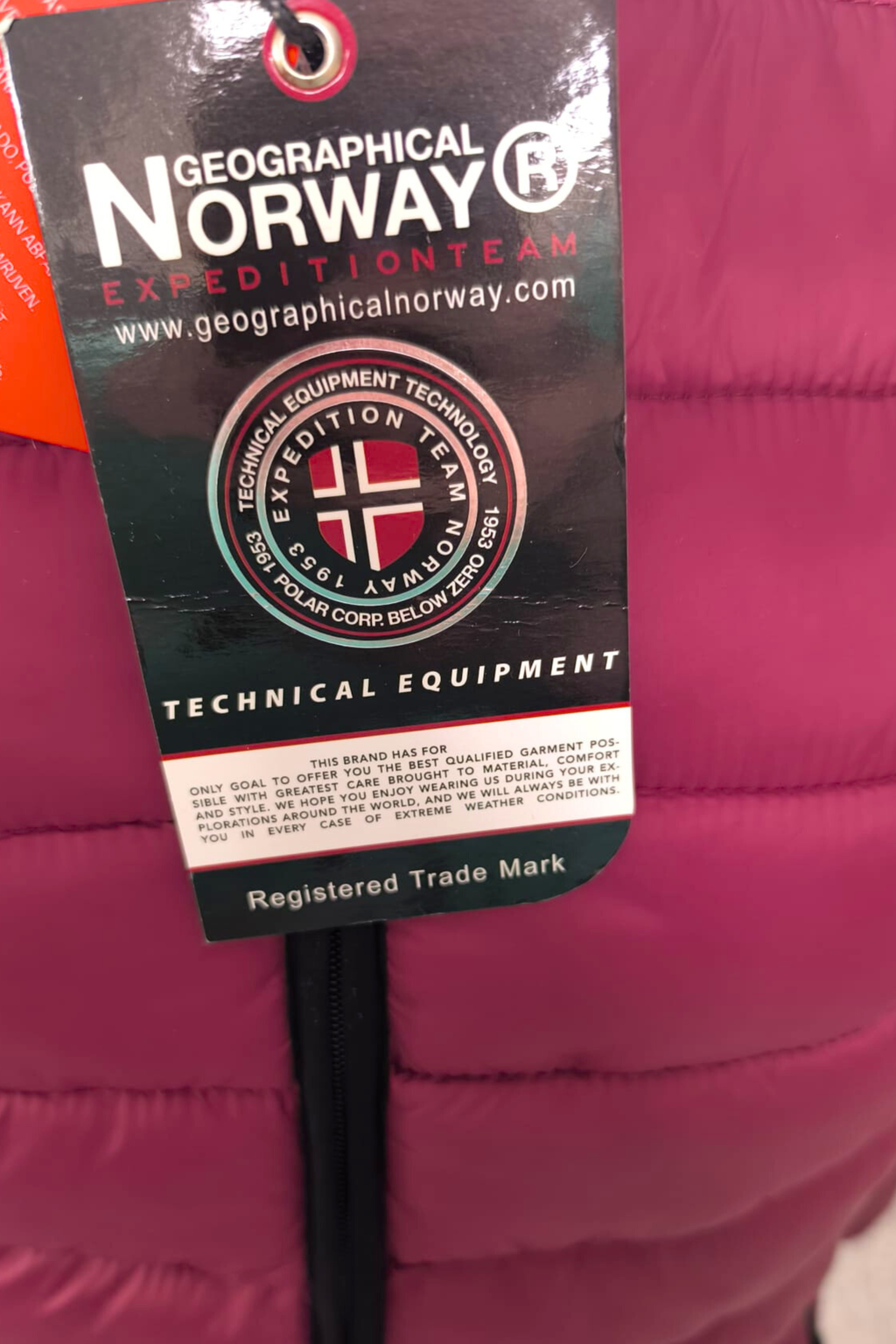 ❤️‍🔥✨ Chaqueta Geographical Norway Acolchada Burdeos – Súper Cálida y Premium❤️‍🔥✨