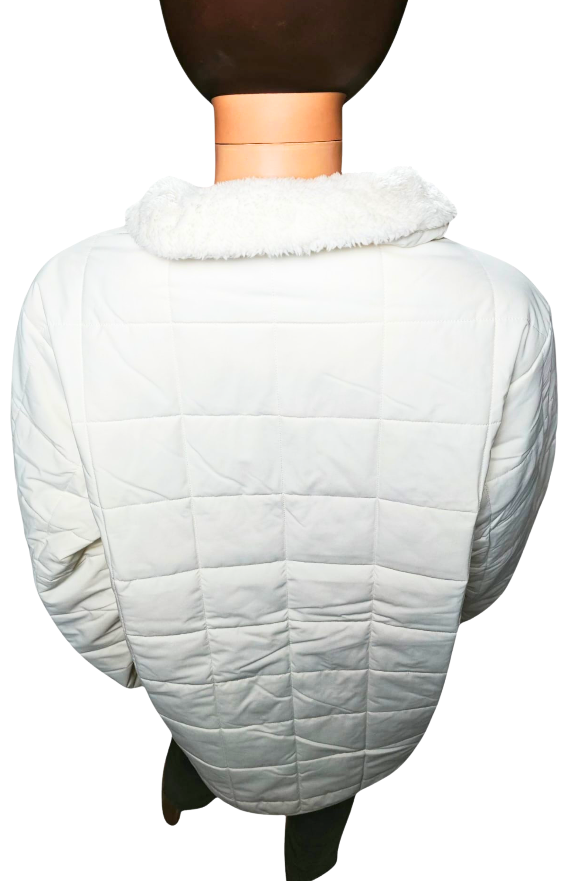 🤍✨ Chaqueta VANS Millie Jacket Blanca – Acolchada e Impermeable ❤️