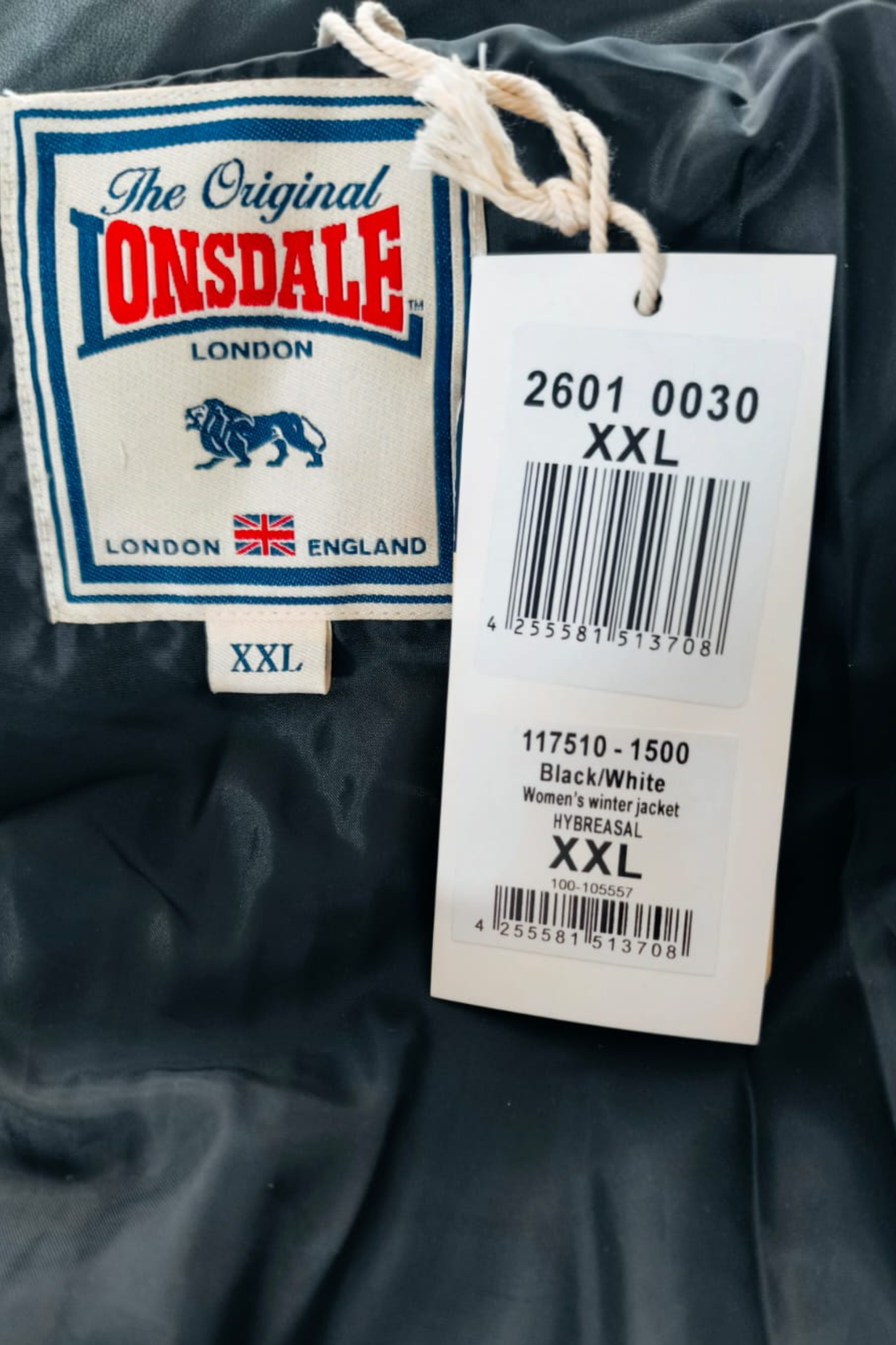 🖤 Chaqueta Acolchada Lonsdale Efecto Piel XXL Tallas Grandes 🖤