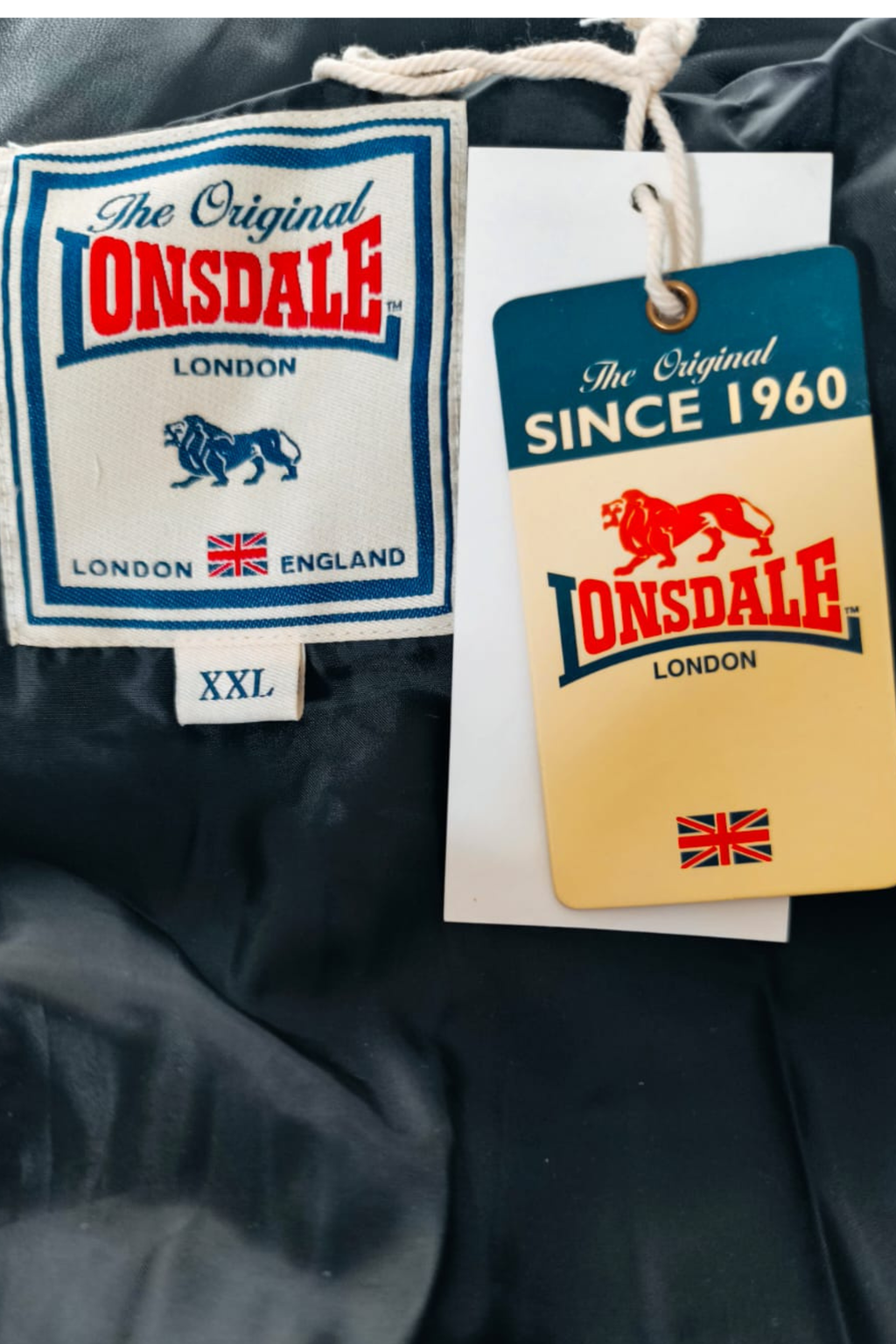 🖤 Chaqueta Acolchada Lonsdale Efecto Piel XXL Tallas Grandes 🖤