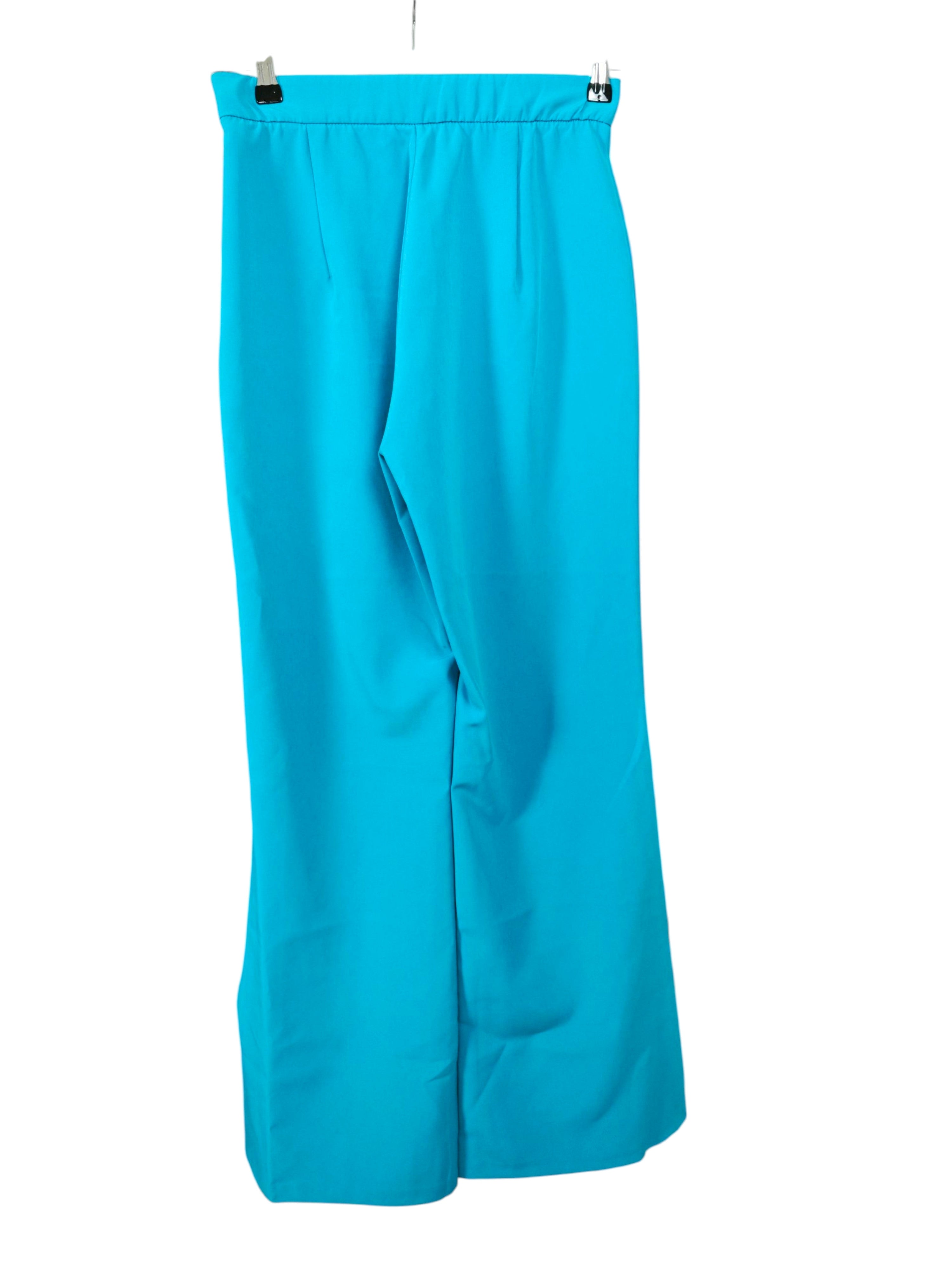 🩵✨ Pantalón BENETTON turquesa acampanado – fluido y veraniego  ✨🩵