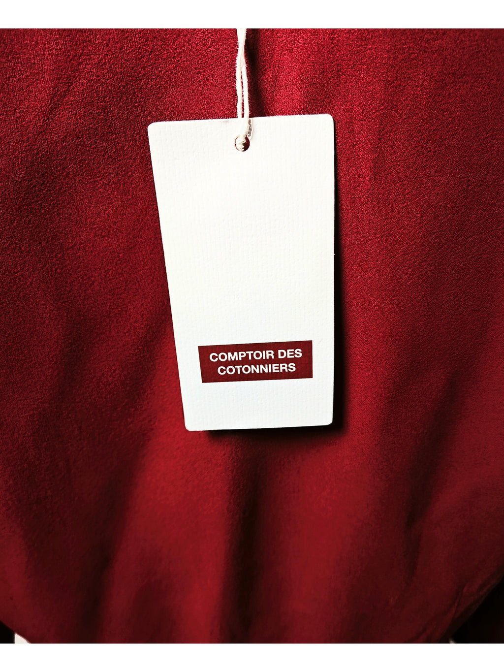 ❤️ Blusa roja vino Comptoir des Cotonniers “Royale Red”