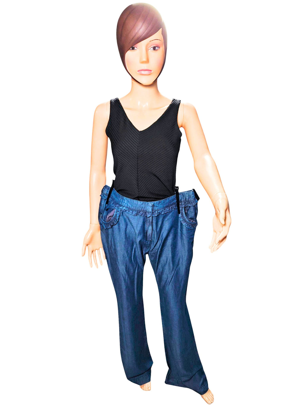 pantalon vaquero fluido mujer lyocell amitie