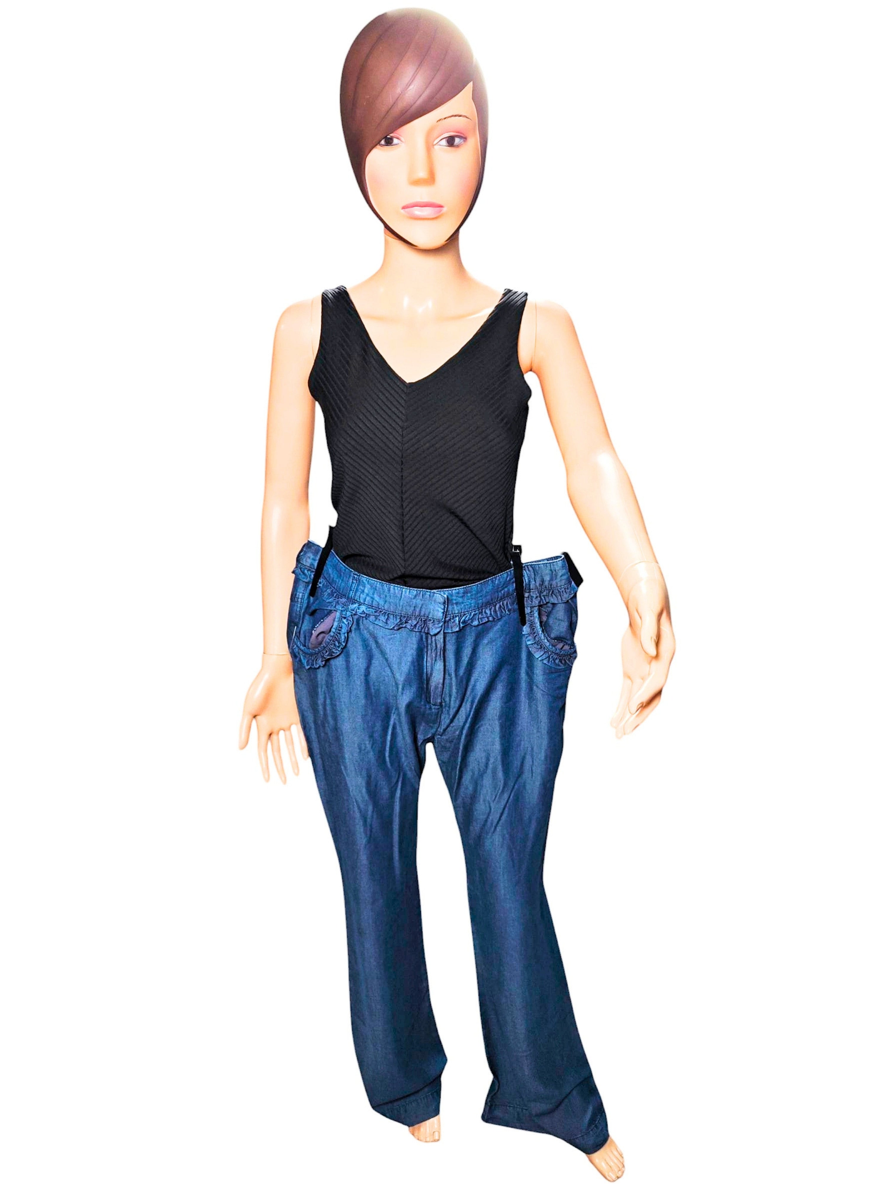 pantalon vaquero fluido mujer lyocell amitie