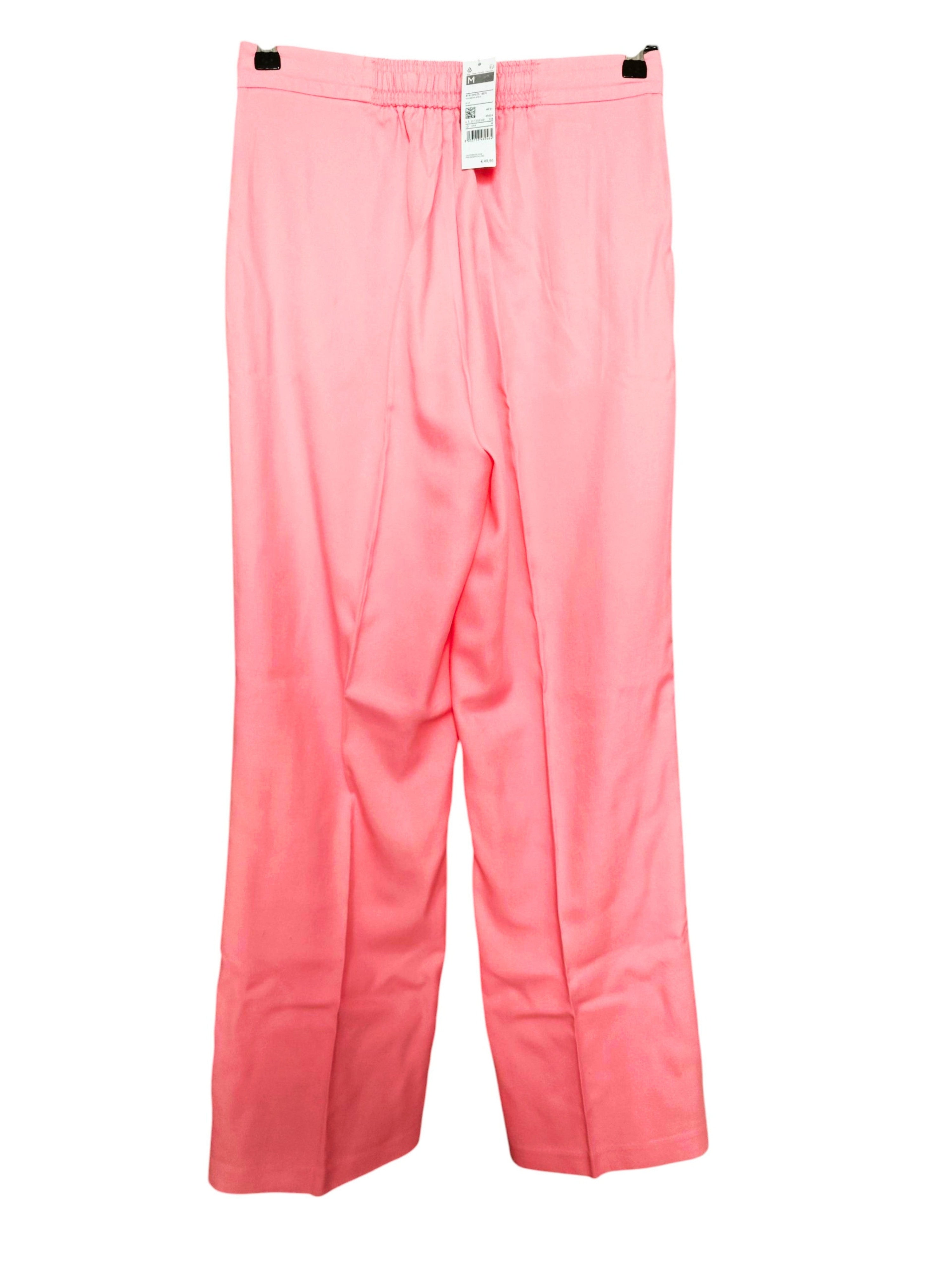 💗🌸 Pantalón BENETTON rosa empolvado – lyocell premium – fluido y veraniego🌸💗