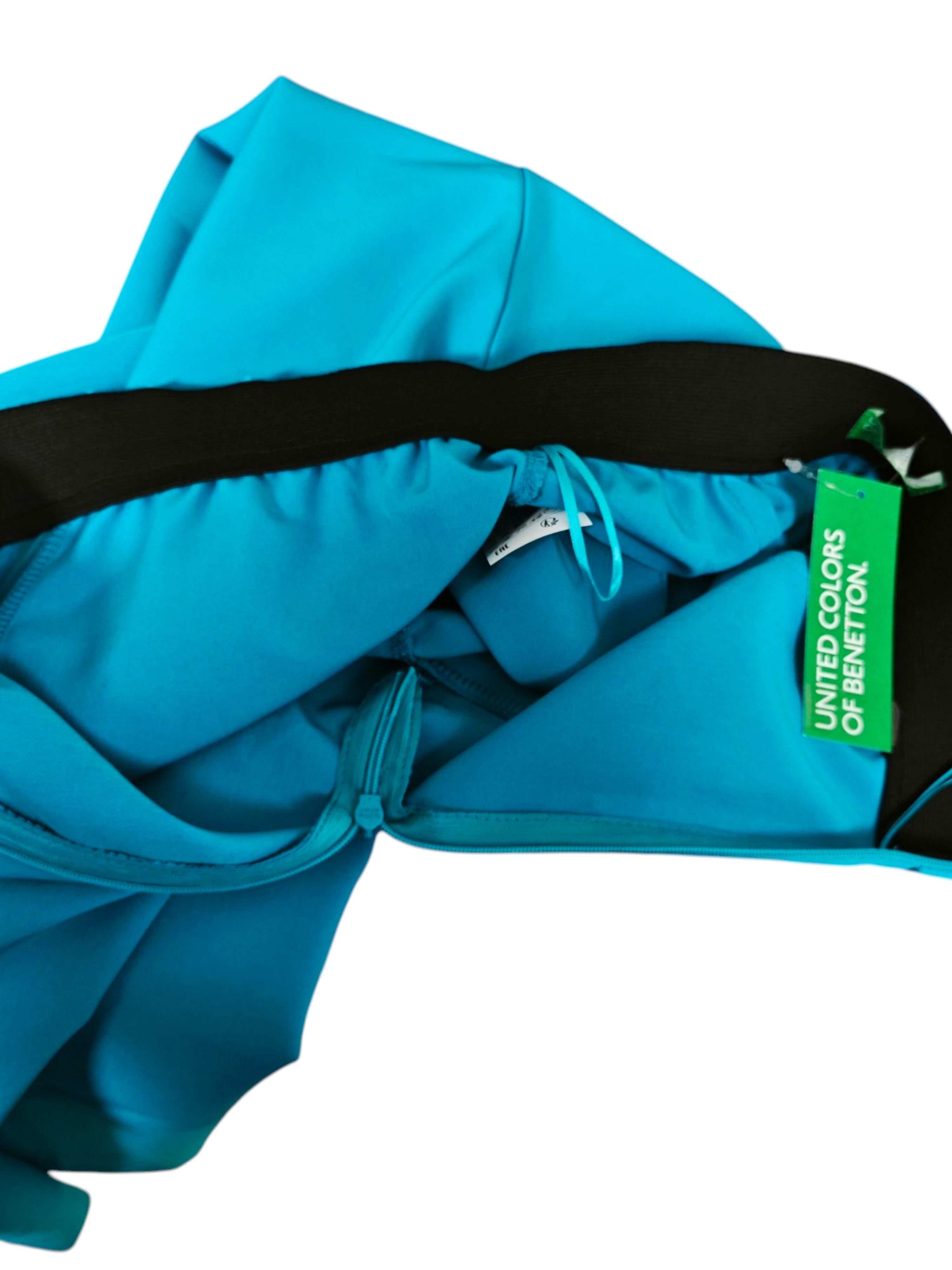 🩵✨ Pantalón BENETTON turquesa acampanado – fluido y veraniego  ✨🩵