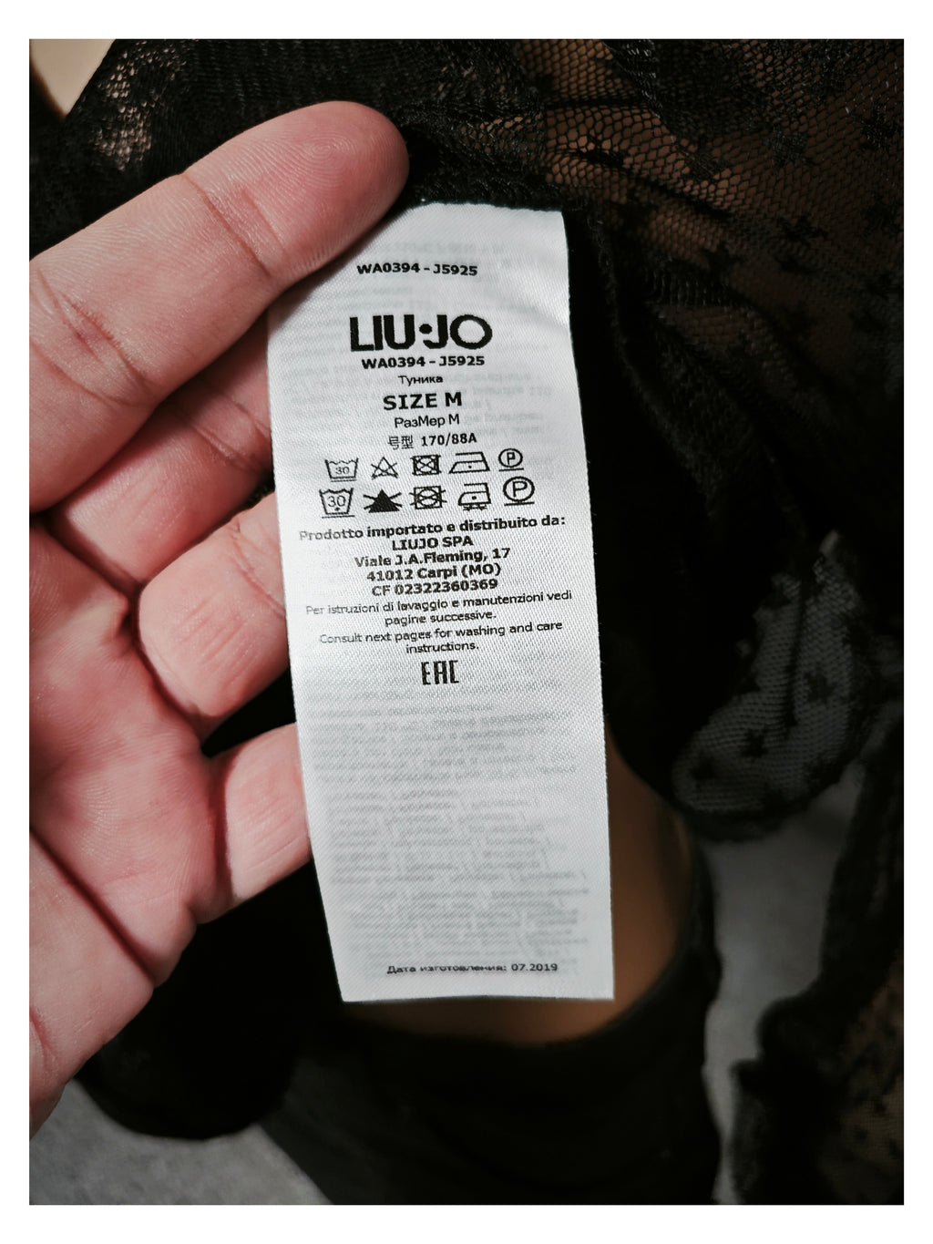 ❤️🖤 Blusa de tul plumeti LIU JO Milano – Transparencias y volantes 💗🖤