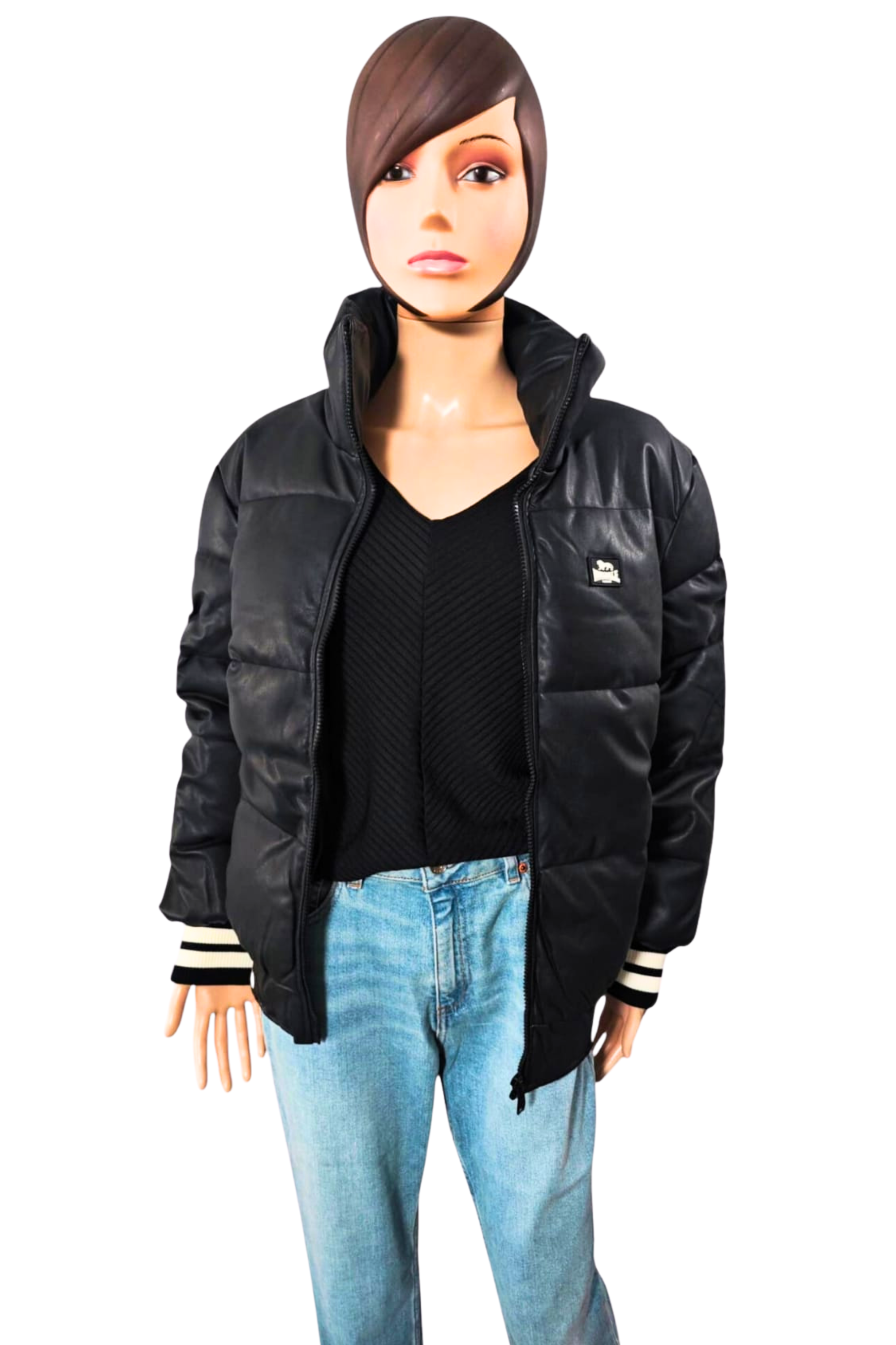 🖤 Chaqueta Lonsdale acolchada efecto piel estilo urbano premium 🖤