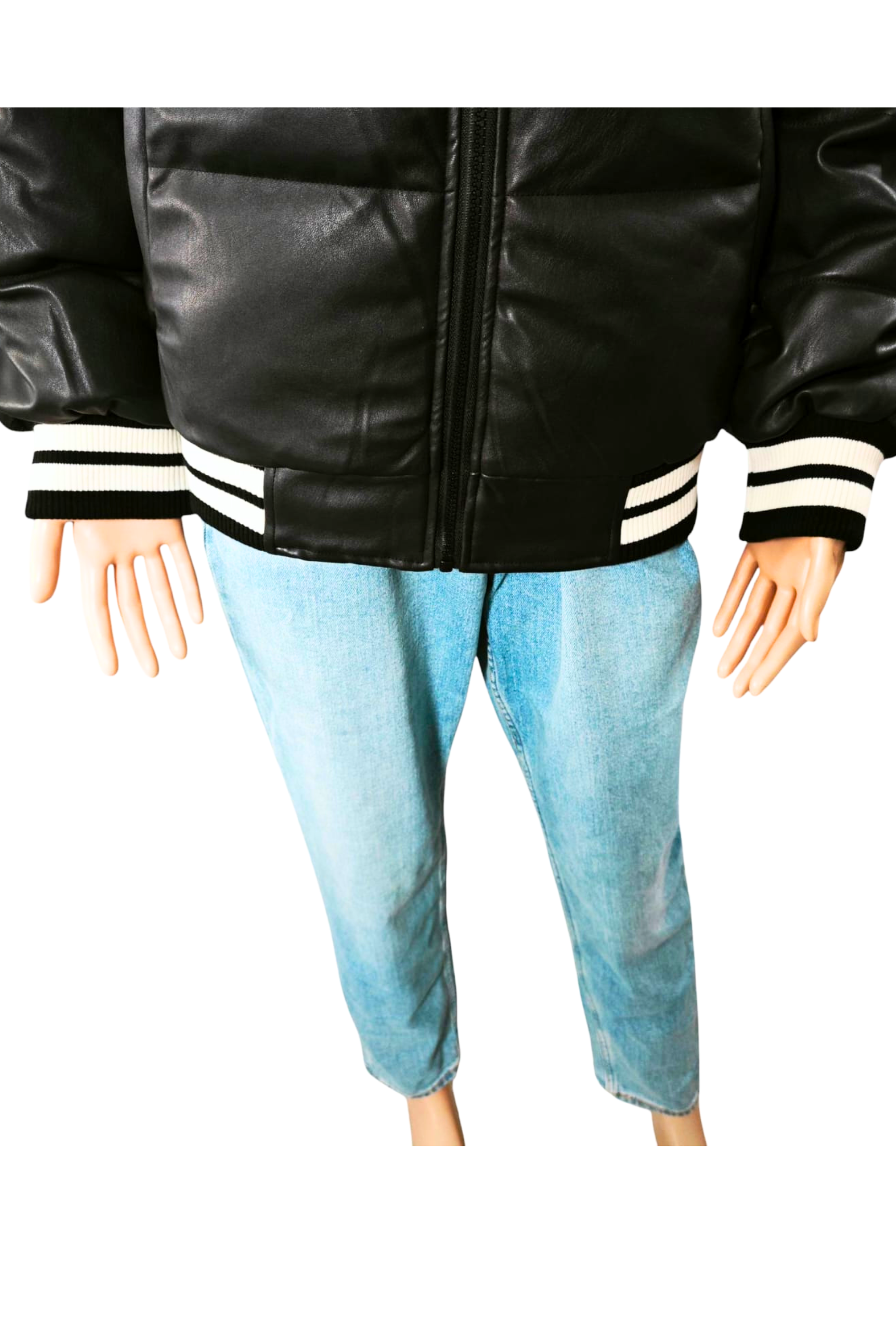 🖤 Chaqueta Lonsdale acolchada efecto piel estilo urbano premium 🖤