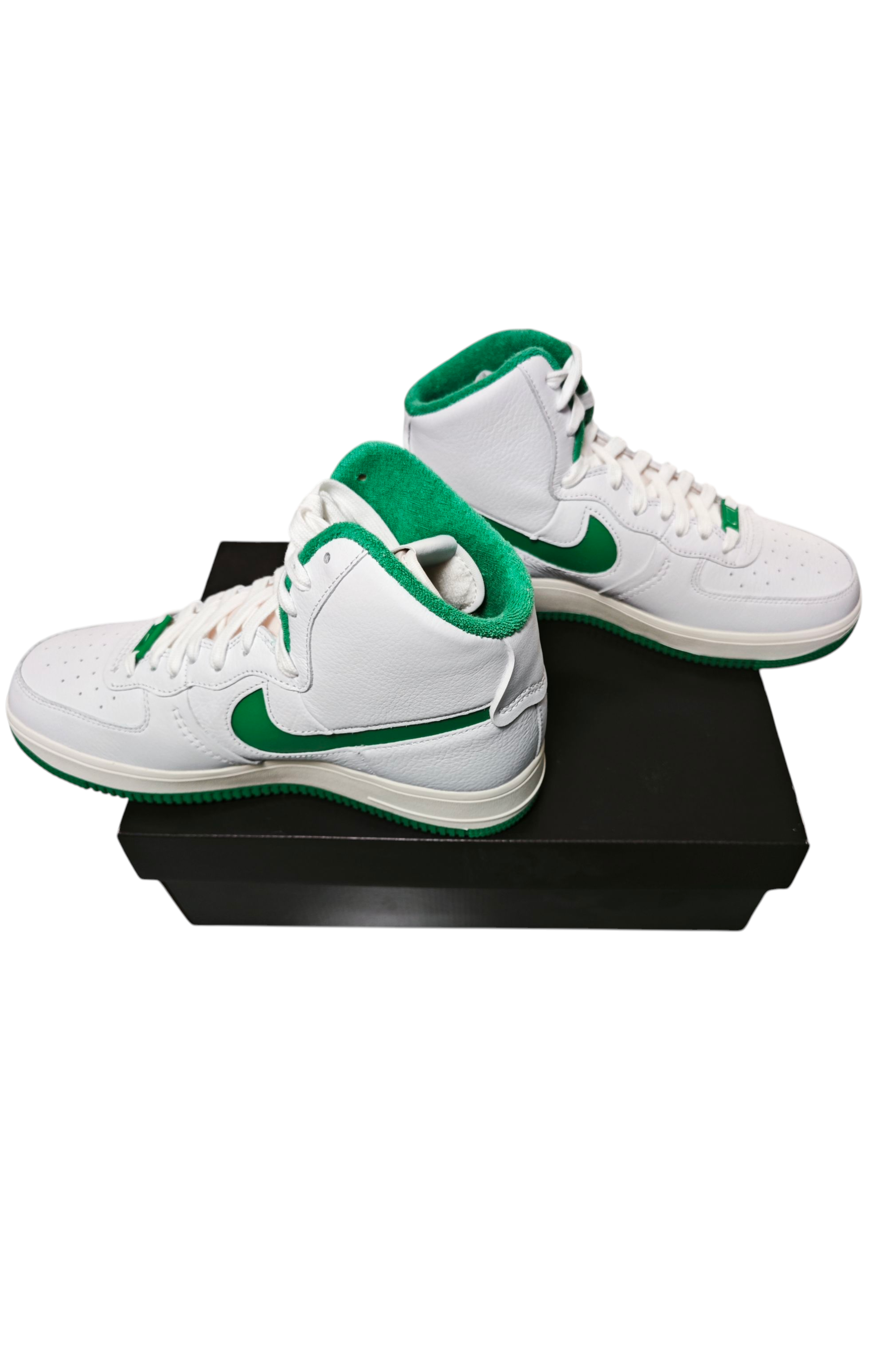 💚✨ Nike Air Force 1 High Sculpt blancas & verde esmeralda — lujo urbano (40) ✨💚