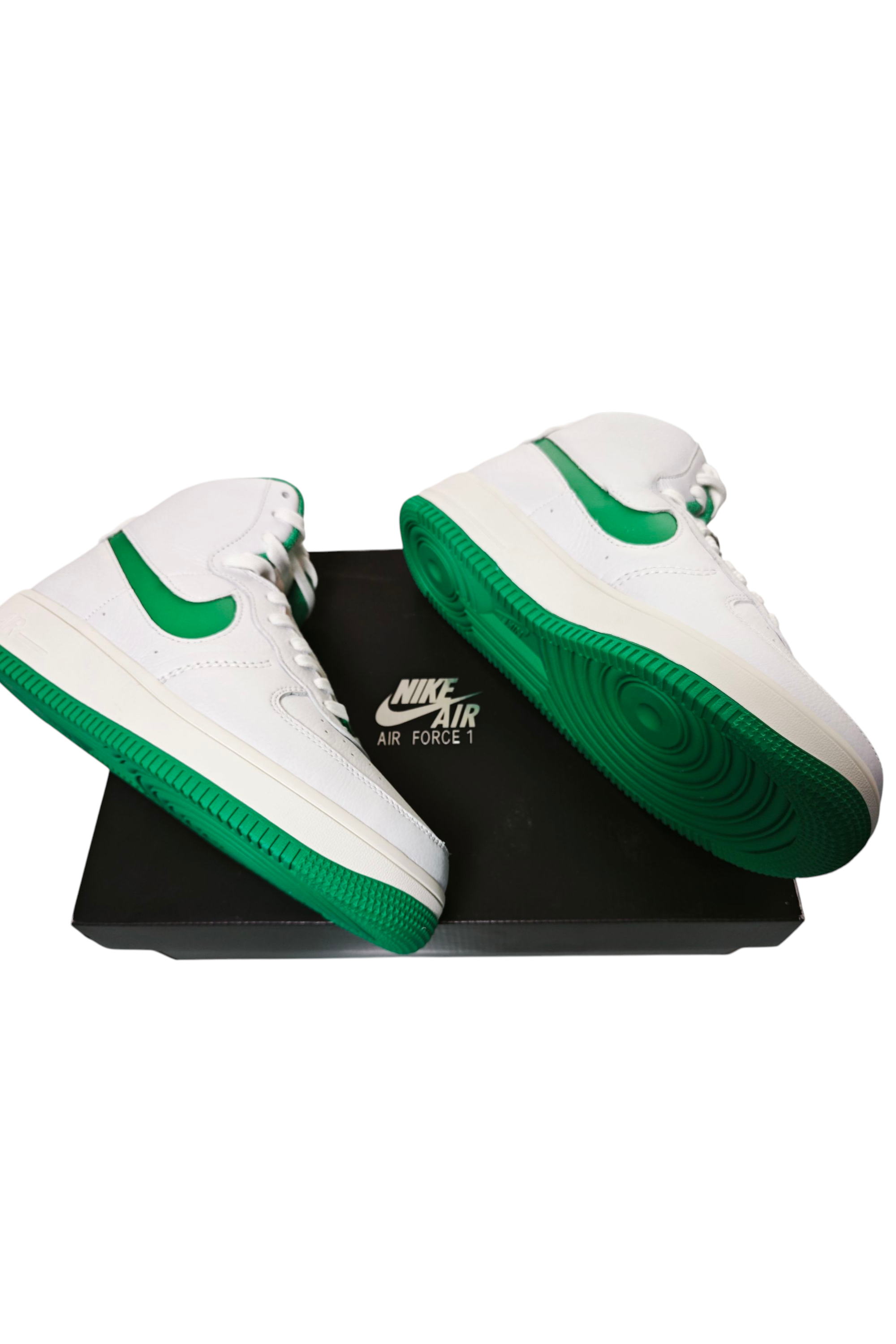 💚✨ Nike Air Force 1 High Sculpt blancas & verde esmeralda — lujo urbano (40) ✨💚