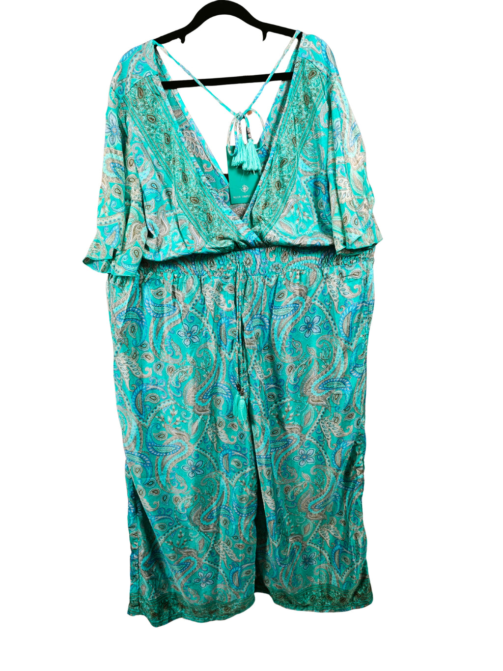 ❤️✨ Mono boho chic estampado paisley ALLER SIMPLEMENT turquesa azul❤️✨