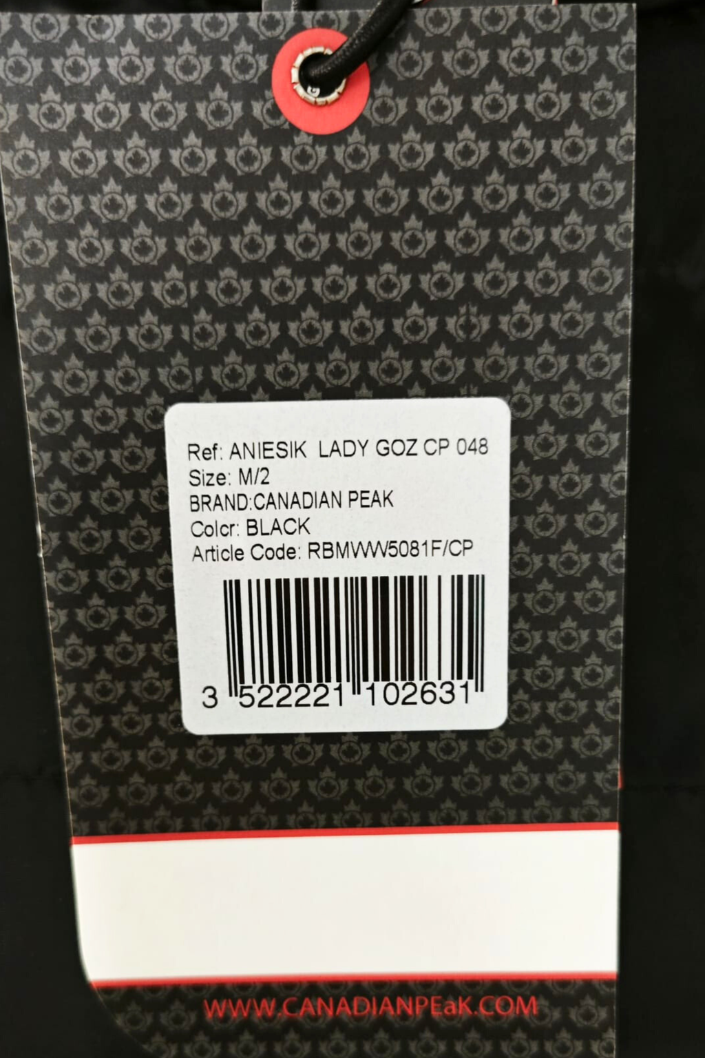 🖤✨ Abrigo Acolchado Canadian Peak Negro con Capucha Desmontable & Laterales Elásticos 🖤✨