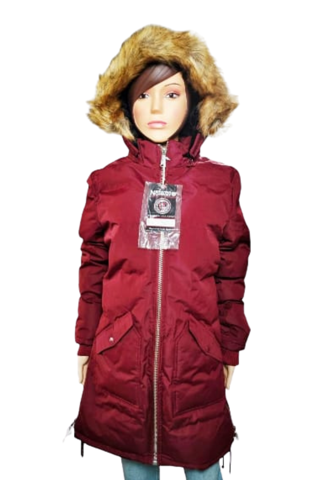 ❤️✨ Parka Geographical Norway Canelle Lady • Burdeos Premium • Alta Protección ✨❤️
