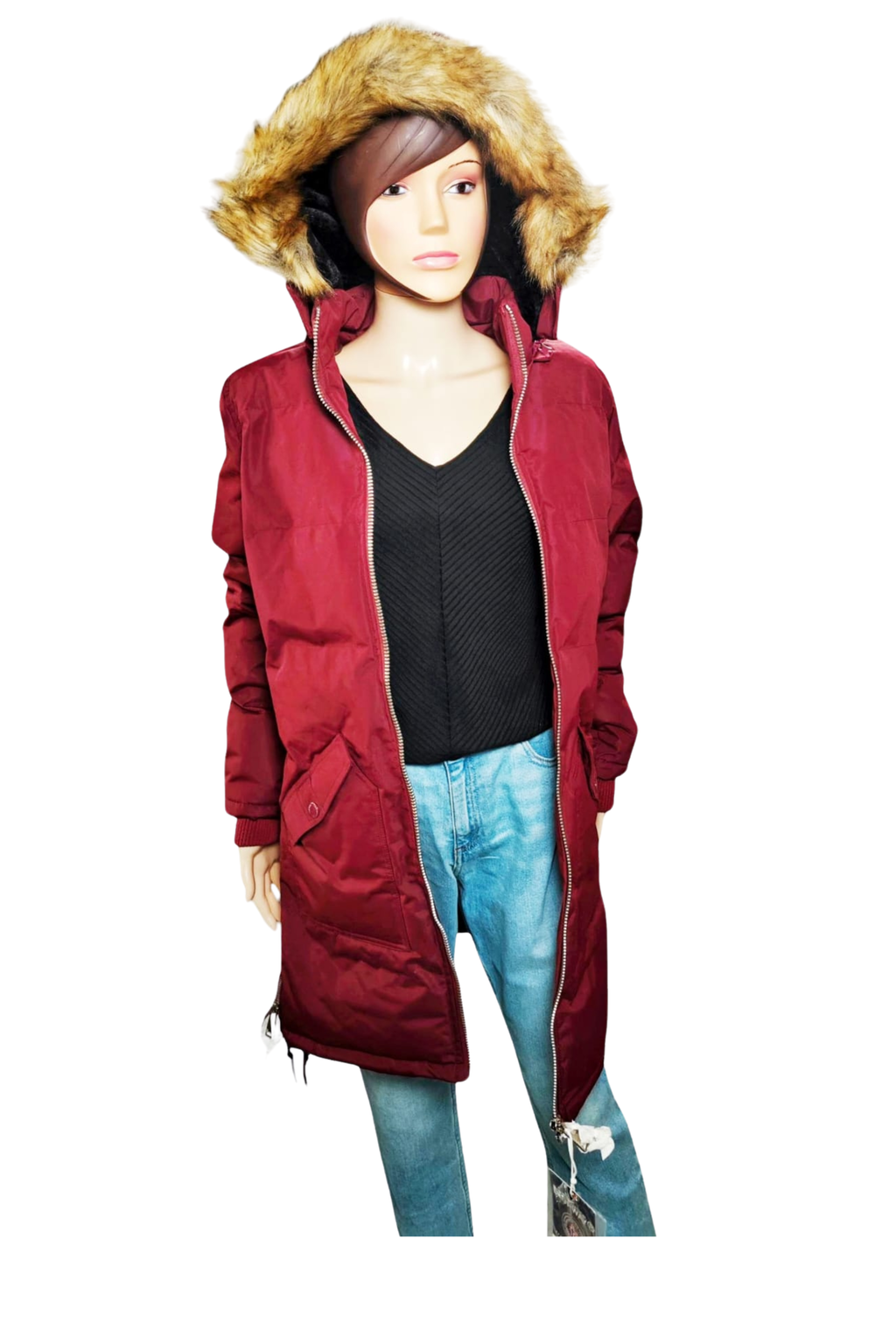 ❤️✨ Parka Geographical Norway Canelle Lady • Burdeos Premium • Alta Protección ✨❤️