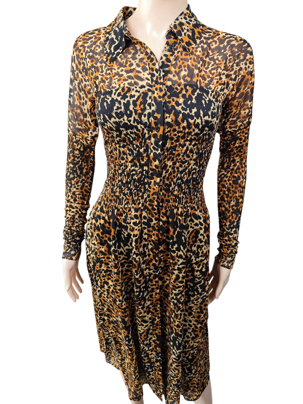 🐆 Vestido midi & Other Stories – Animal Print Chic🤎