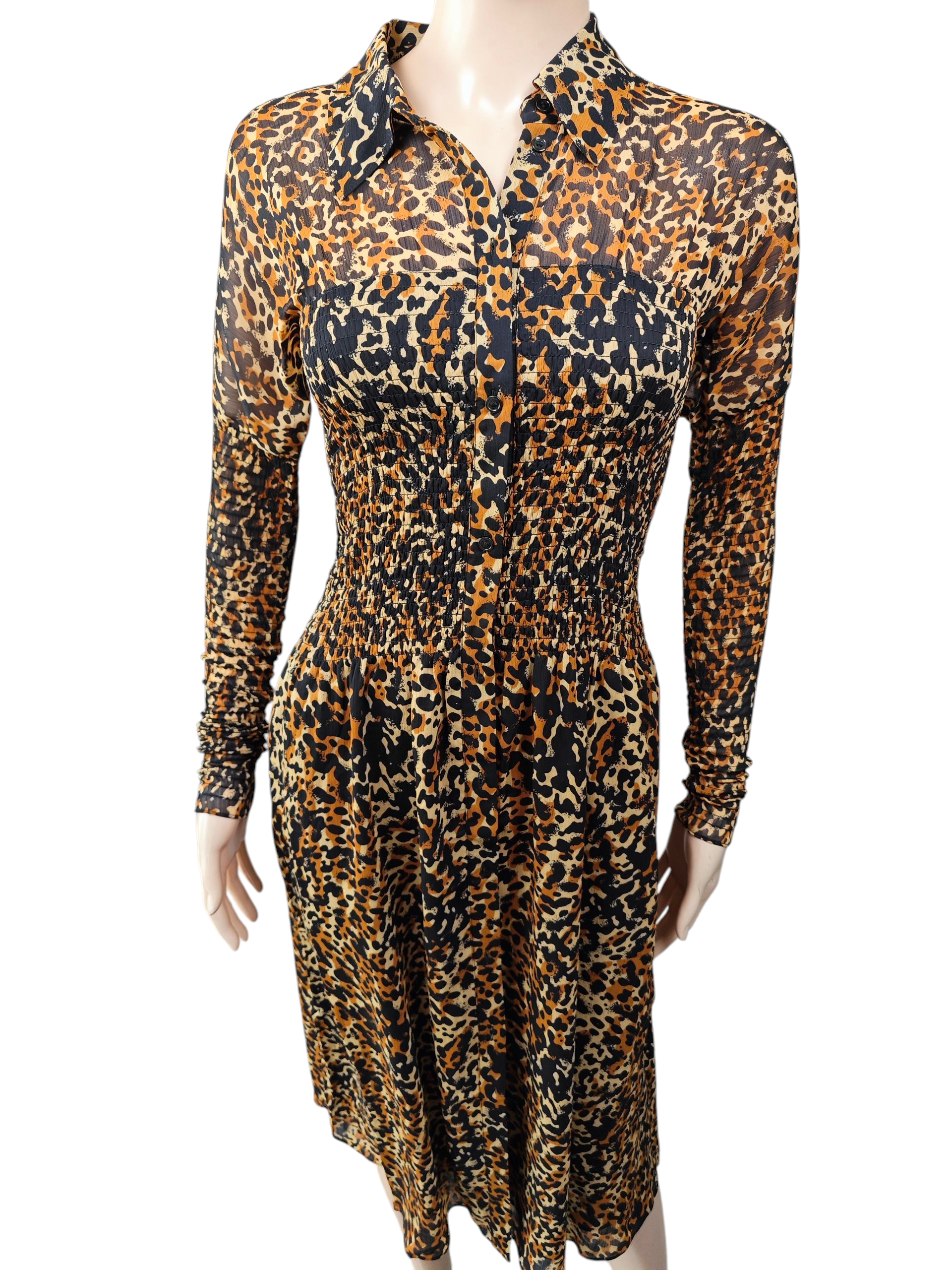 🐆 Vestido midi & Other Stories – Animal Print Chic🤎