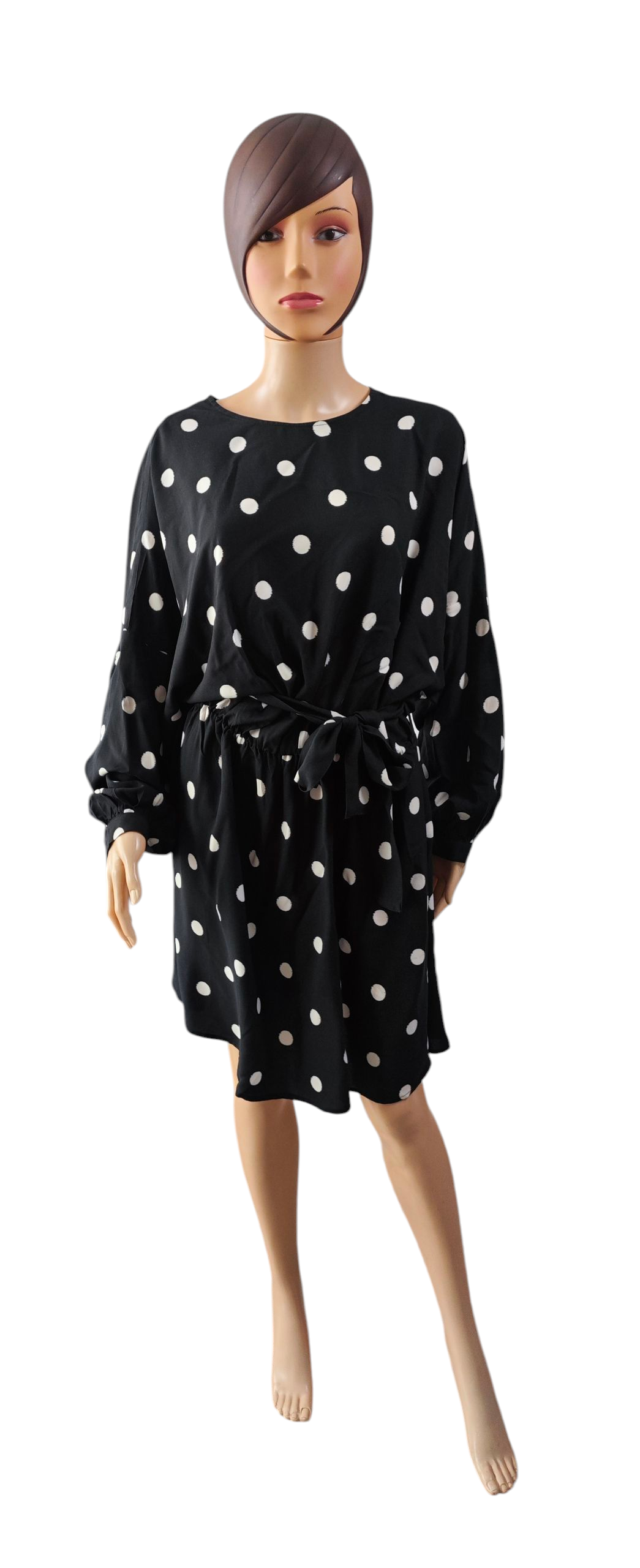 🖤⚪ Vestido corto negro con lunares blancos Esprit (EDC) 🖤⚪