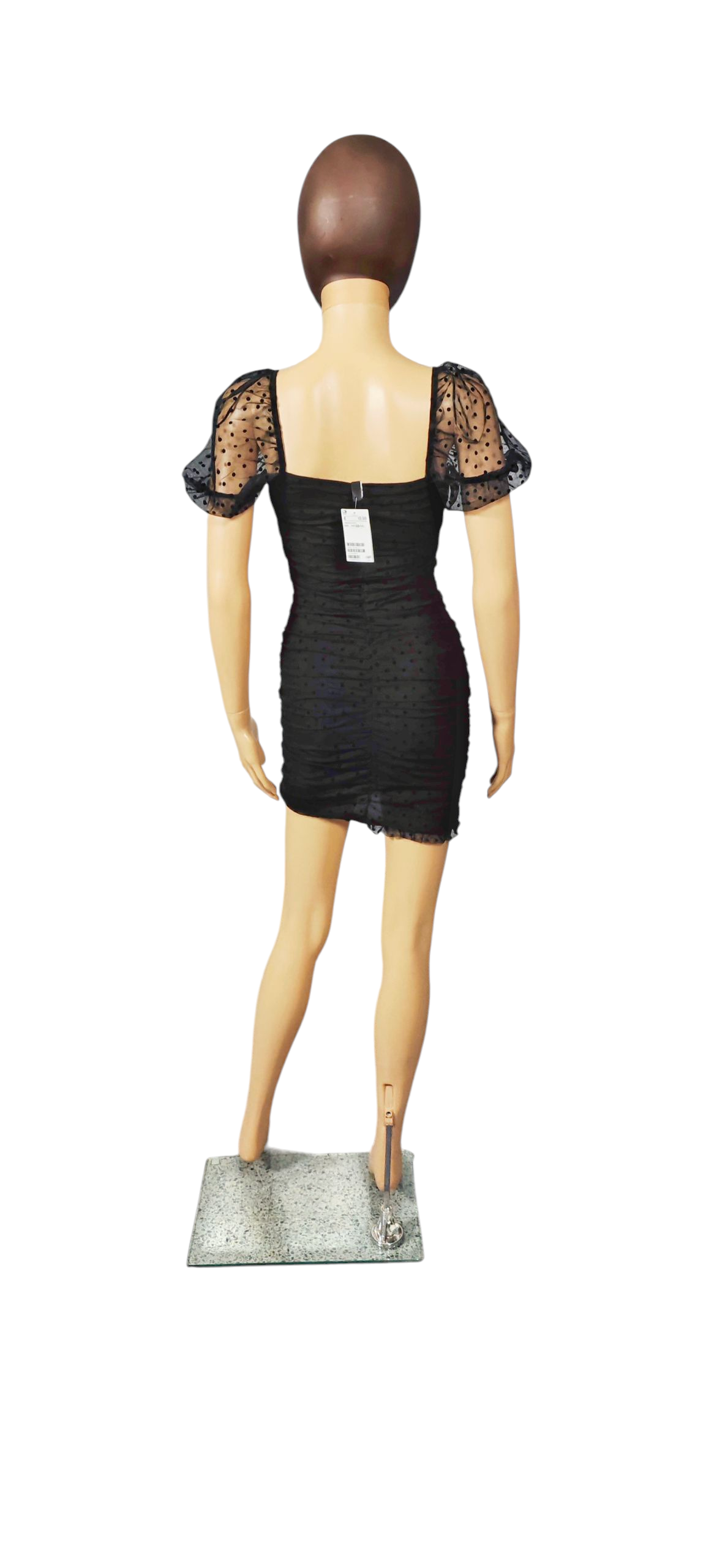 🖤 Vestido Negro Corto Plumeti – H&M🖤