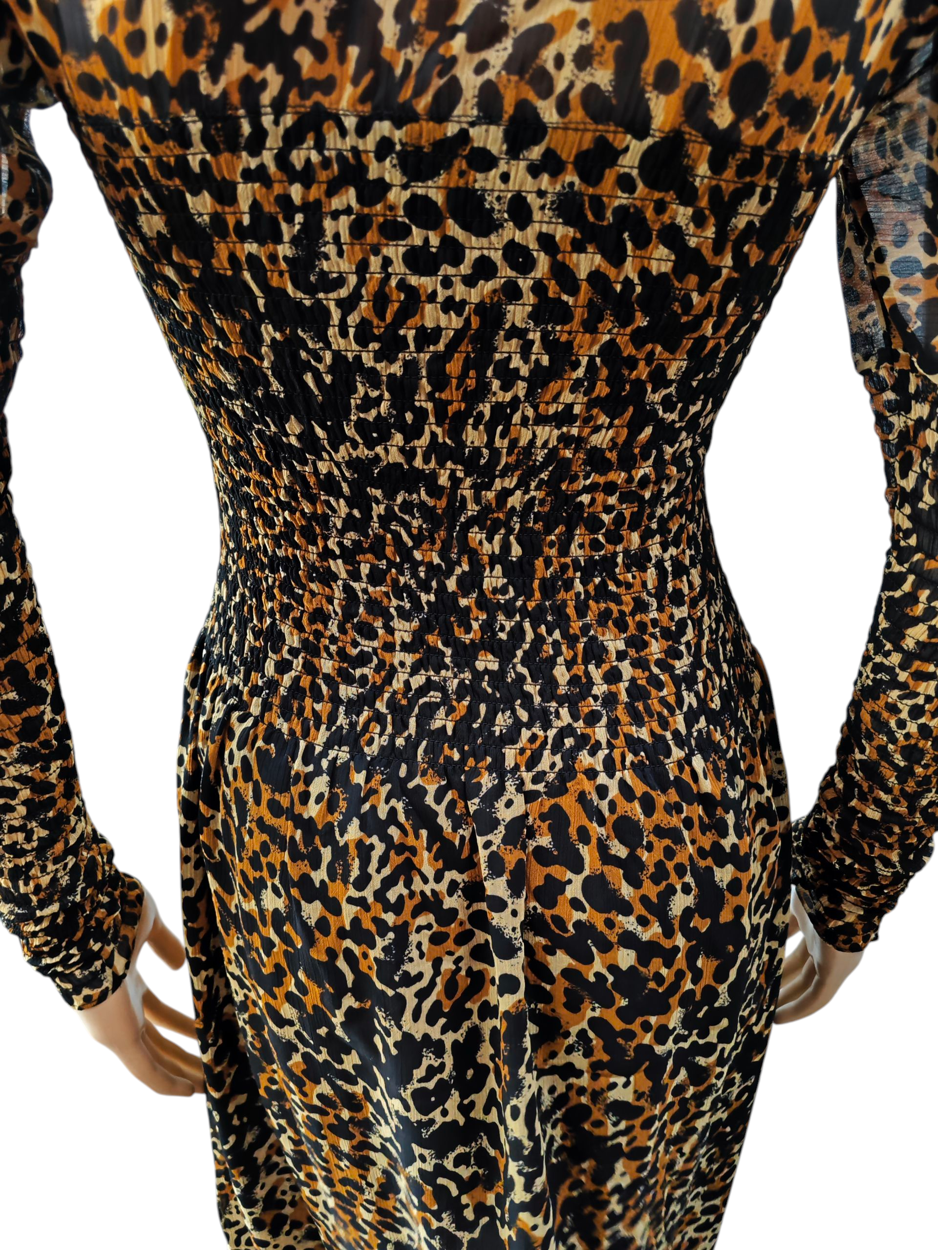🐆 Vestido midi & Other Stories – Animal Print Chic🤎