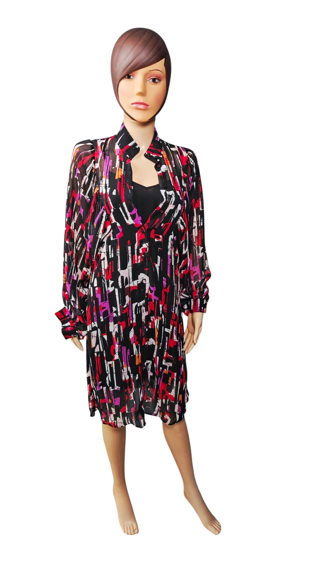 ♥️ Vestido Premium Esprit Multicolor con Forro Negro ♥️