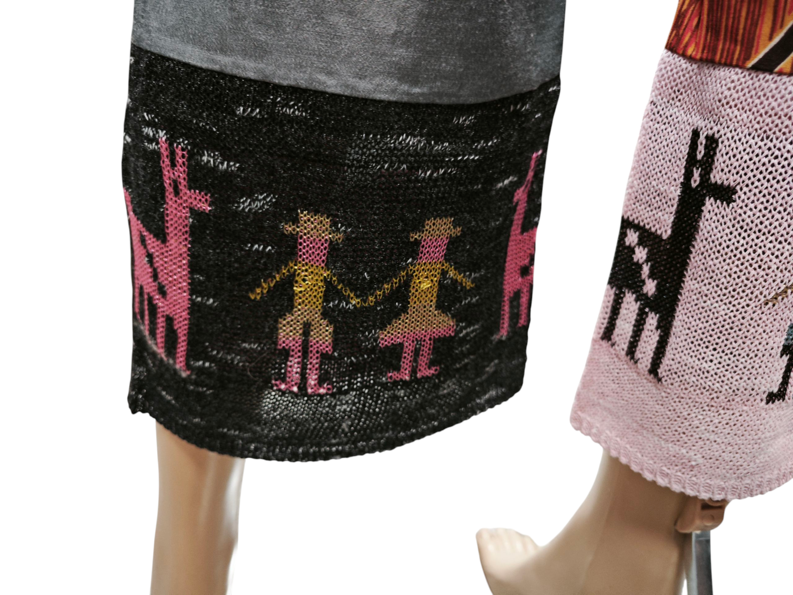 💎🌈 Pantalón CUSTO BARCELONA patchwork étnico exclusivo – diseño artístico  🌈💎