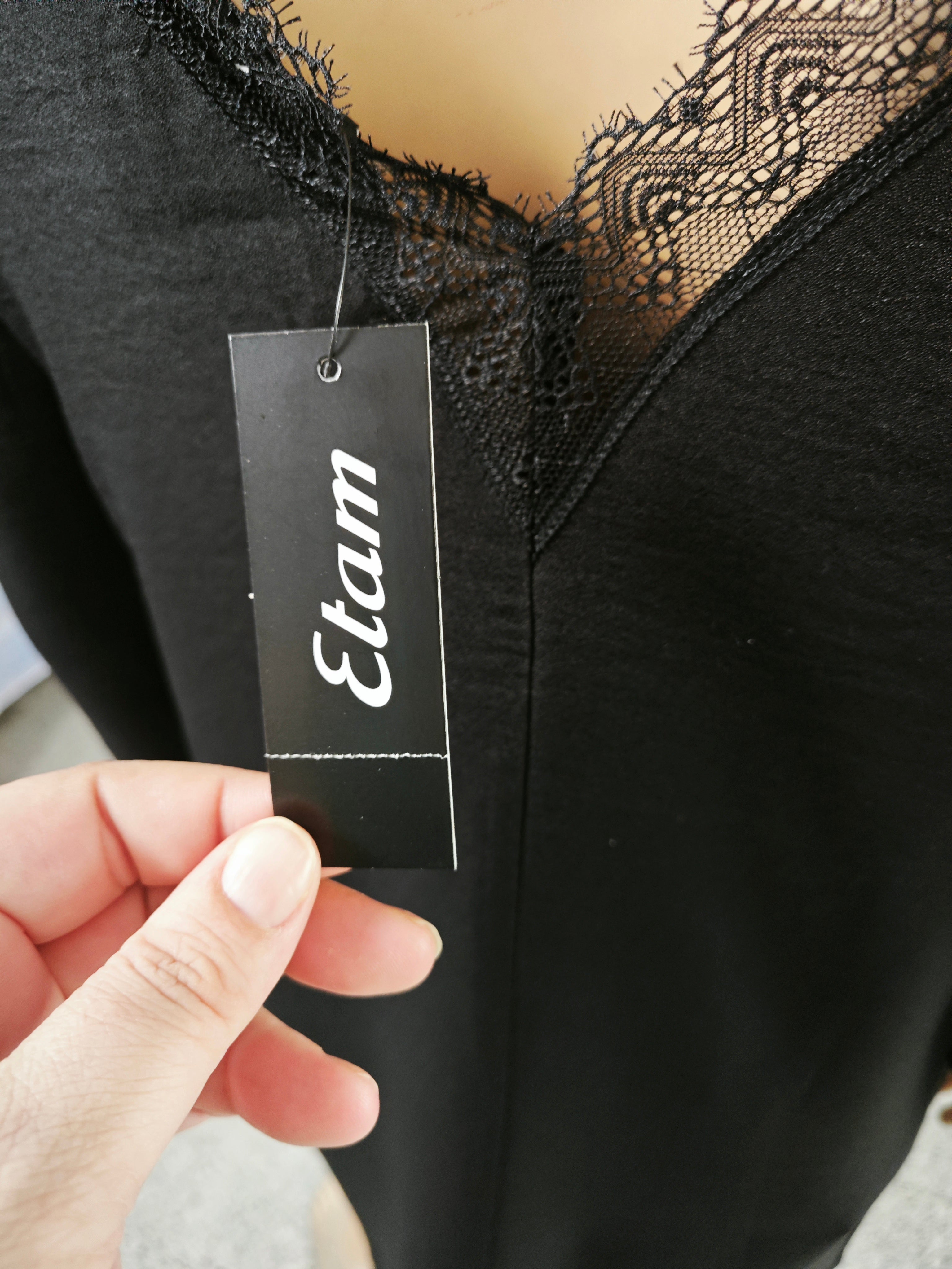 🖤 Vestido negro Etam con encaje