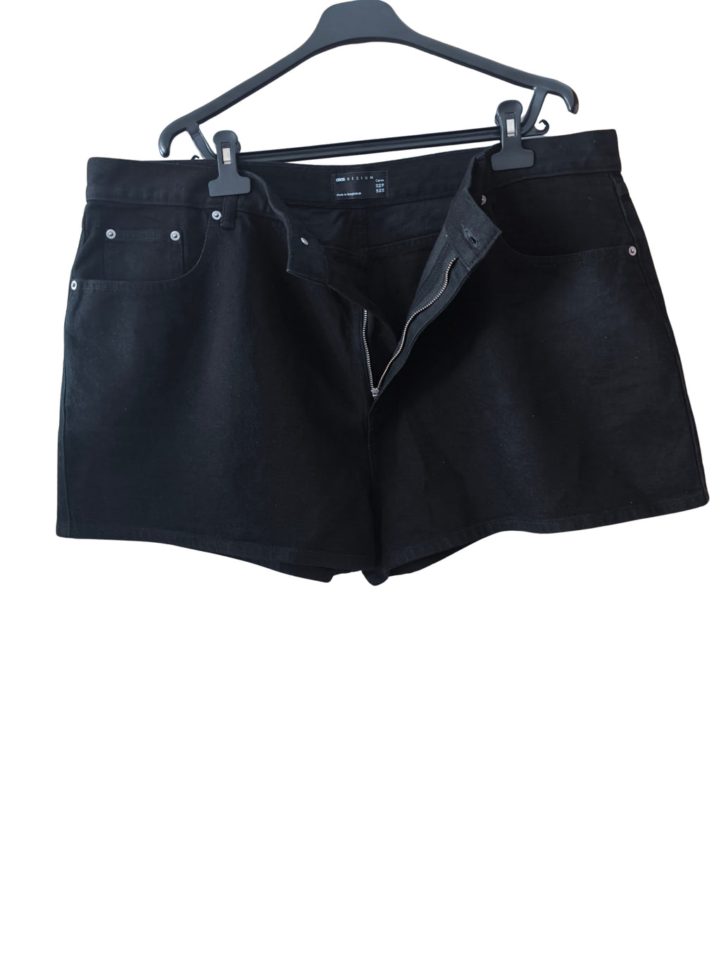 Short vaquero negro ASOS Design Curve talla 50