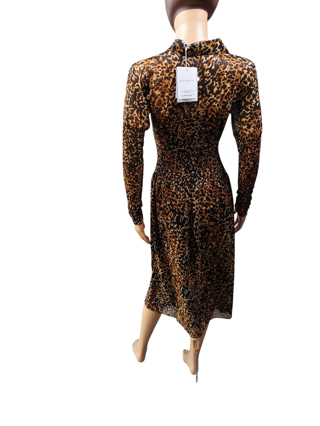 🐆 Vestido midi & Other Stories – Animal Print Chic🤎