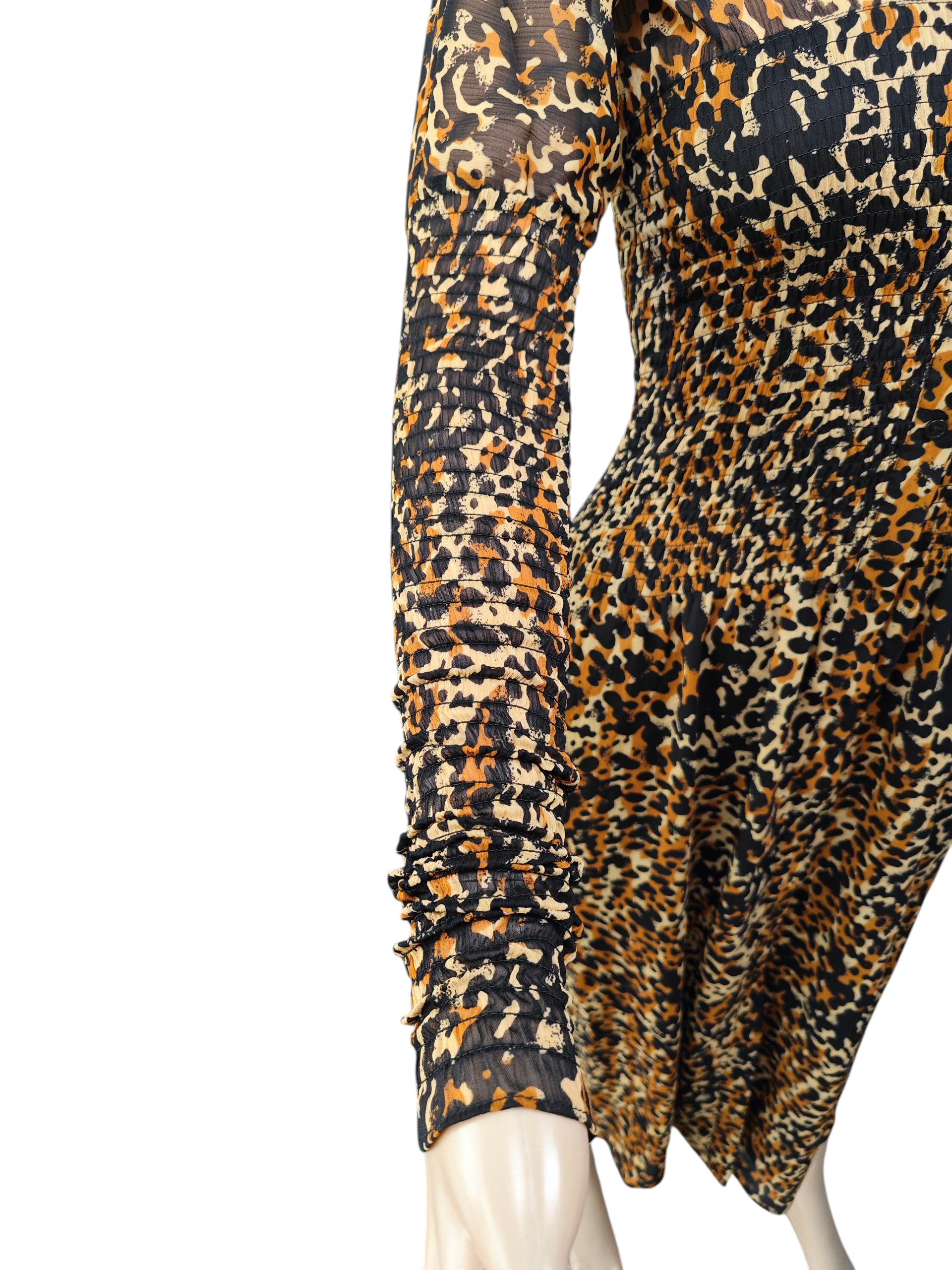🐆 Vestido midi & Other Stories – Animal Print Chic🤎