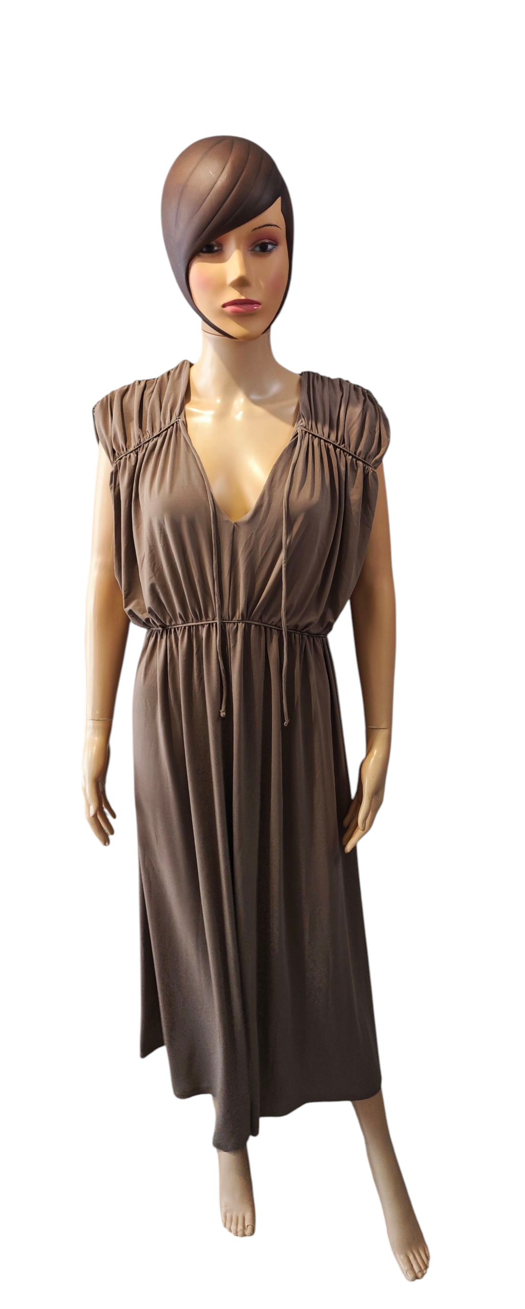 vestido escote profundo H&M