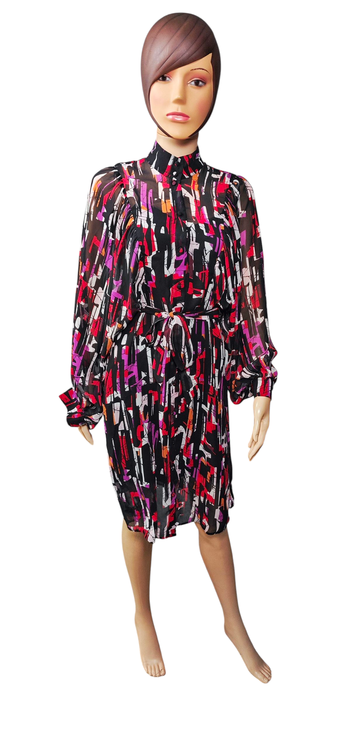 ♥️ Vestido Premium Esprit Multicolor con Forro Negro ♥️
