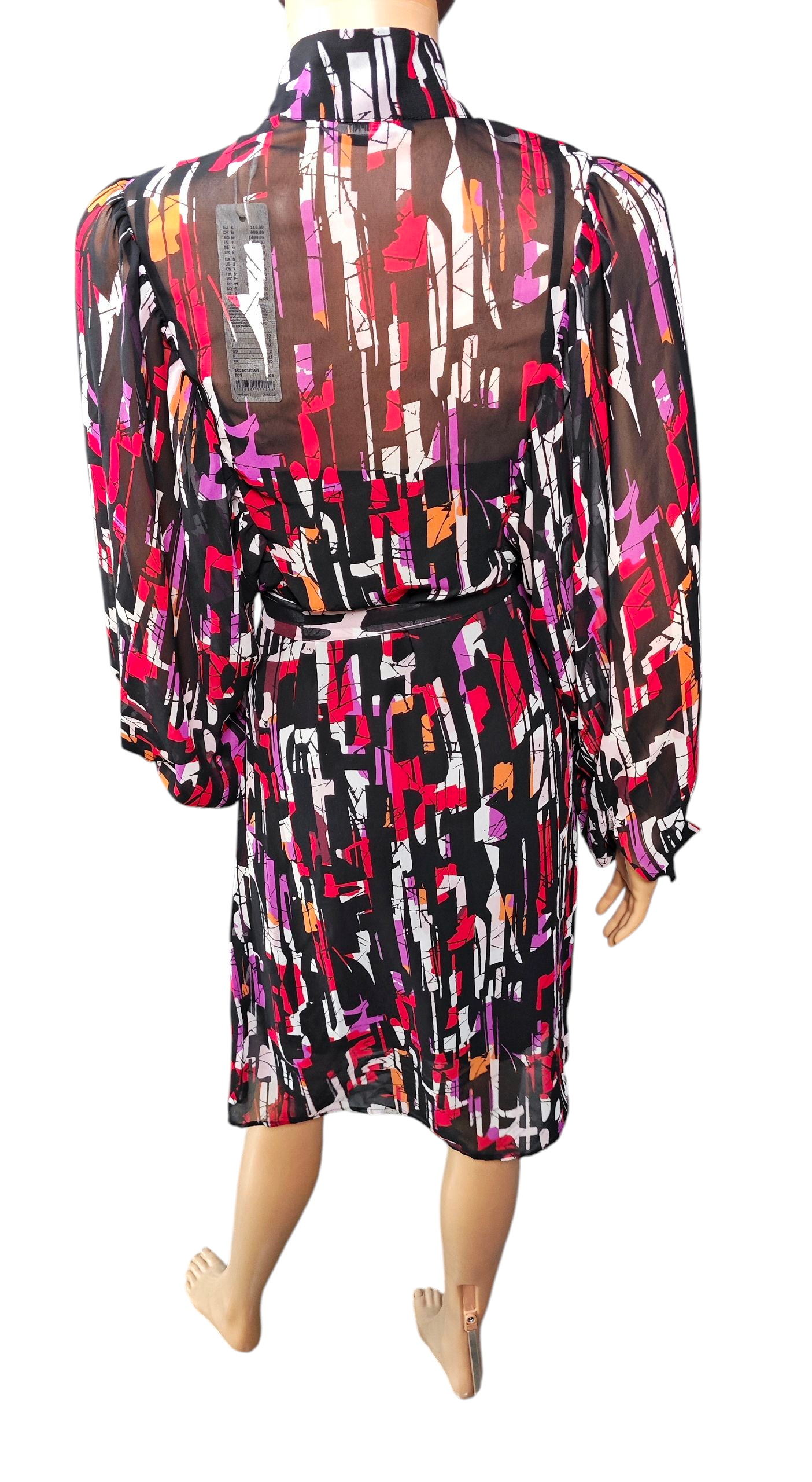 ♥️ Vestido Premium Esprit Multicolor con Forro Negro ♥️