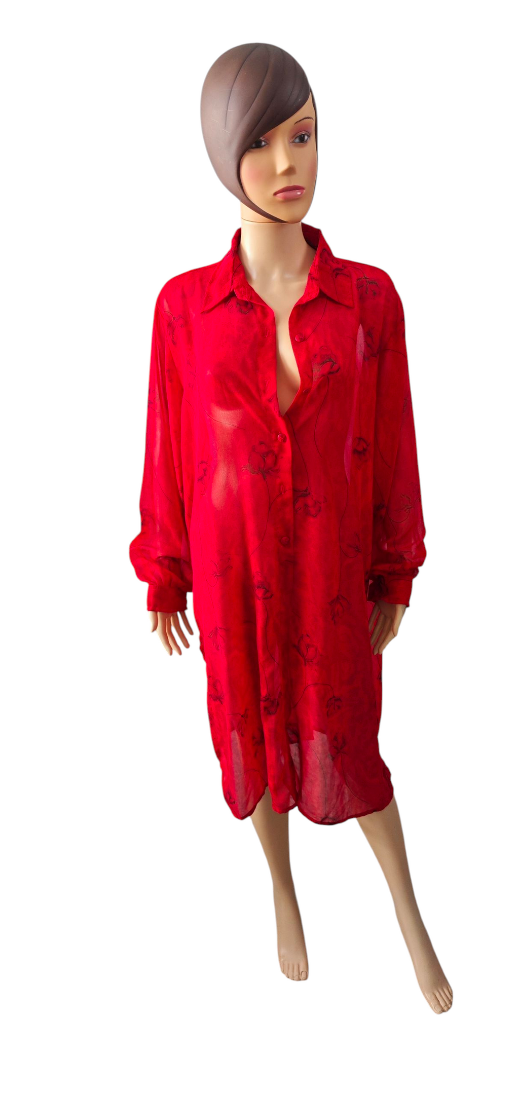❤️ Camisa-vestido rojo REVUE Woman 2X❤️