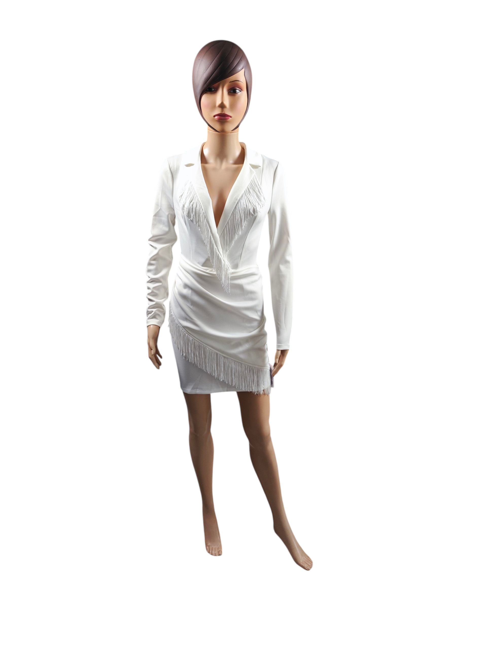 vestido blanco elegante