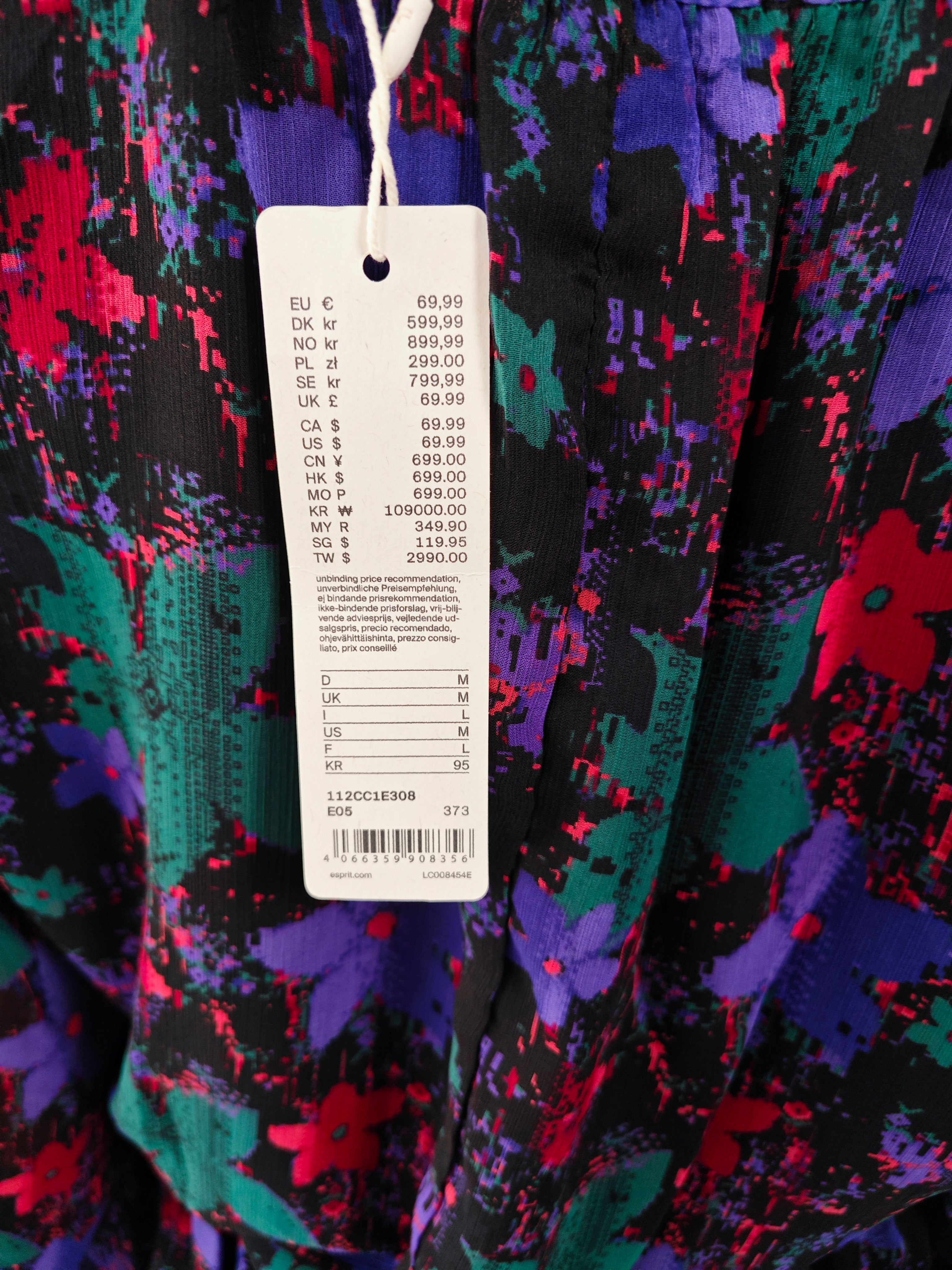 🌸 Vestido corto floral multicolor – EDC by Esprit 🌸