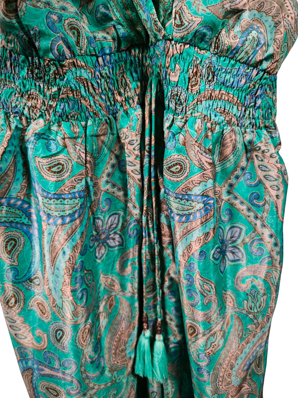 ❤️✨ Mono boho chic estampado paisley ALLER SIMPLEMENT turquesa azul❤️✨